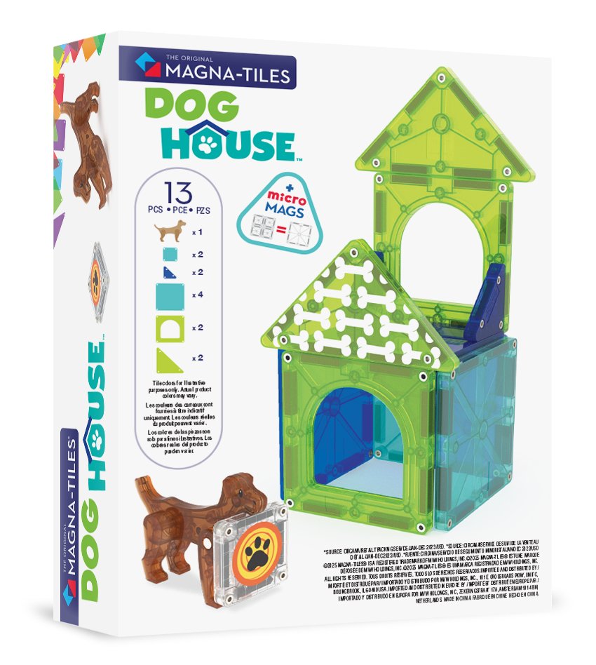 MAGNA-TILES Dog House Playset