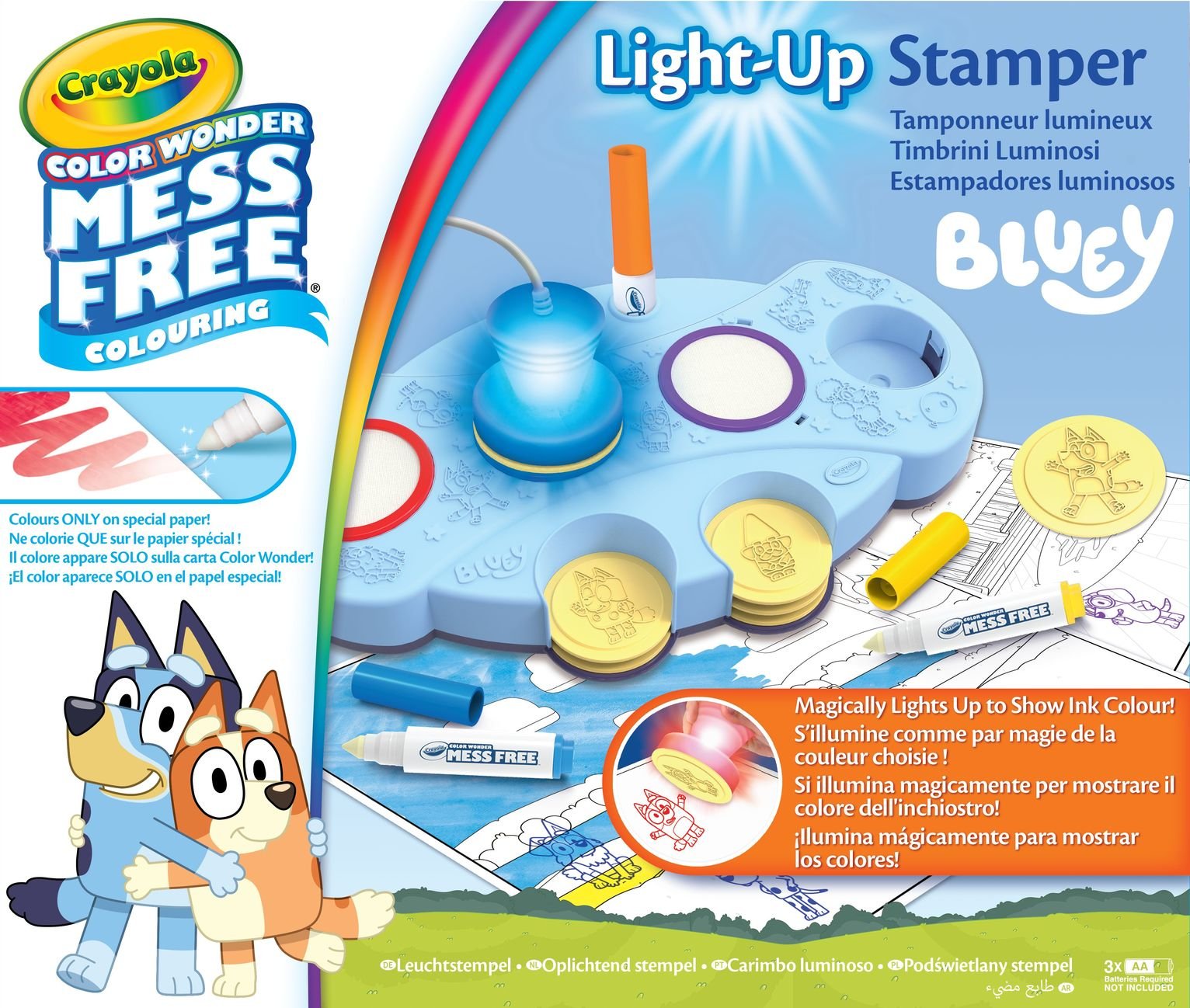  Crayola Bluey Colour Wonder Stamper