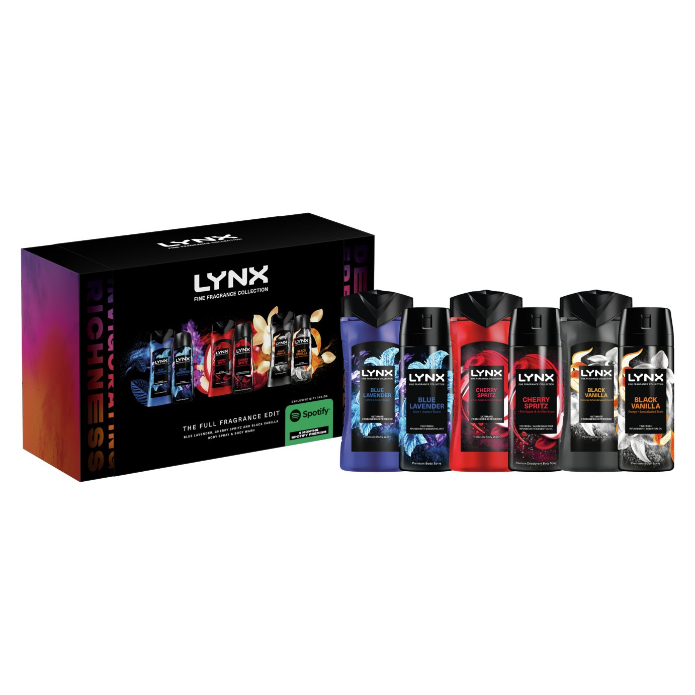Lynx Full Fragrance Edit Gift Set, With Spotify Credit