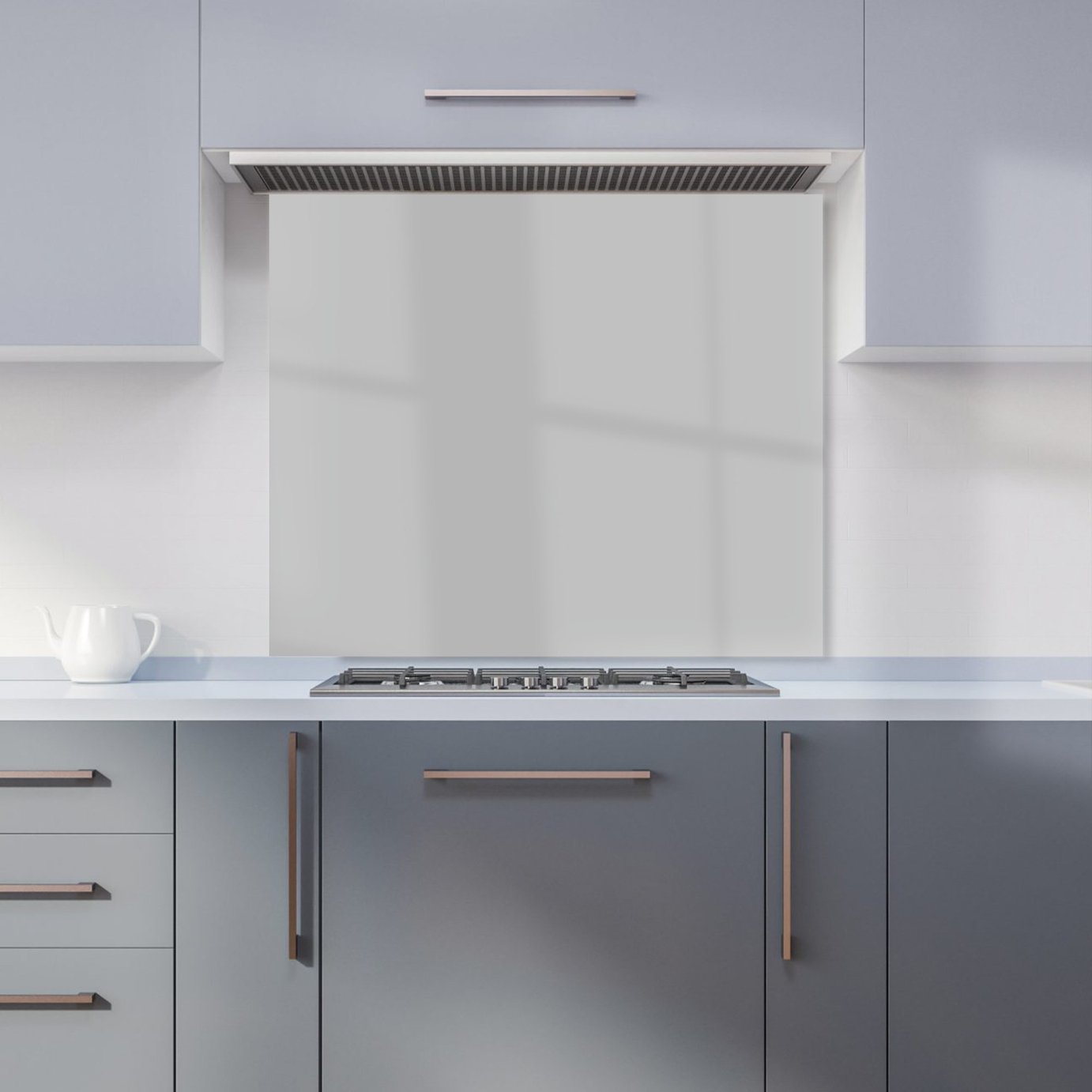WRT Plain Dusty Grey Kitchen Splashback - W900xH750mm