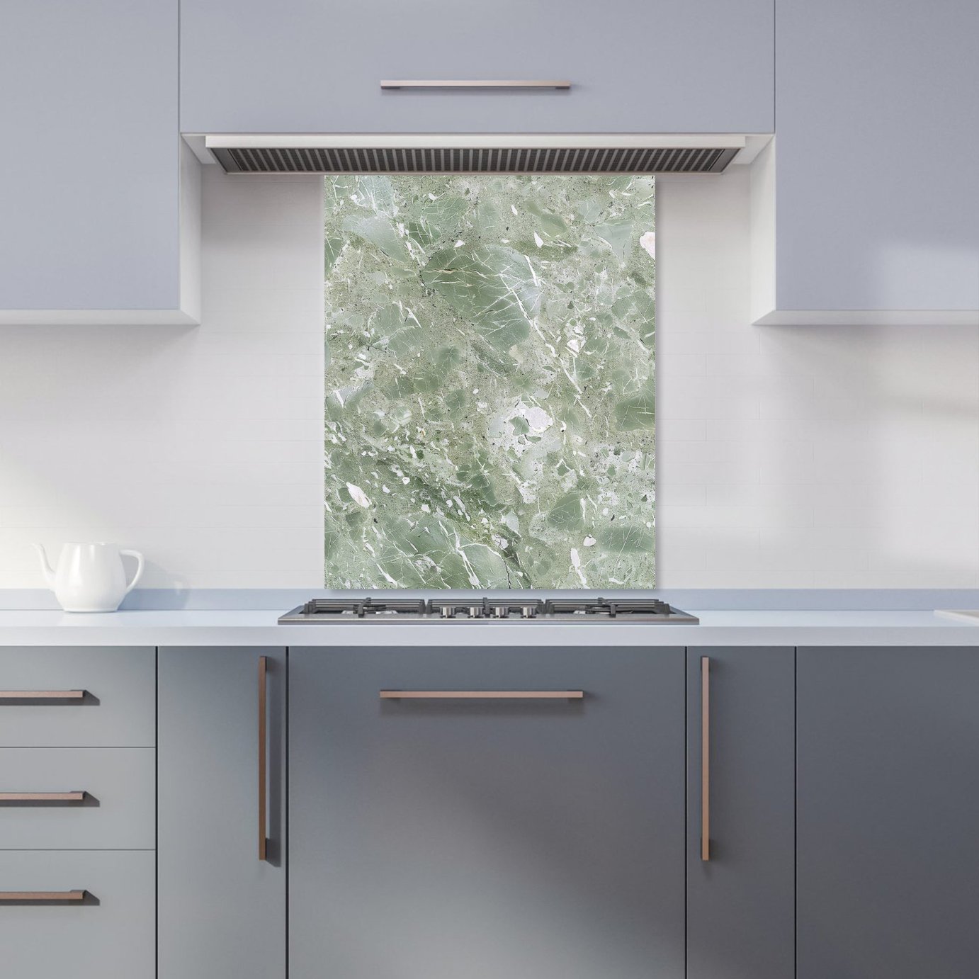 WRT Polished Sage Kitchen Splashback - W600xH750mm