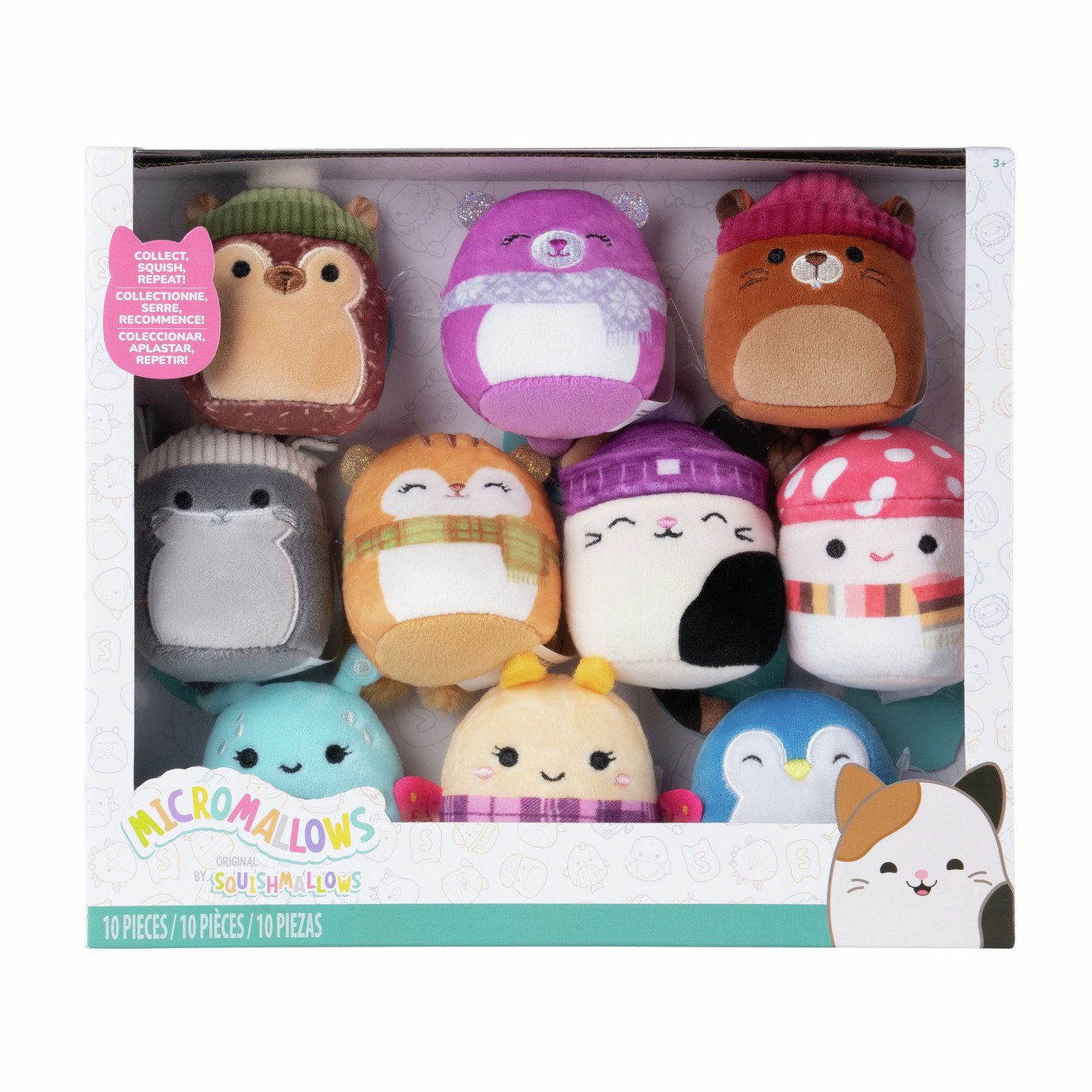Micromallows 2.5inch Pack of 10 Winter Soft toy