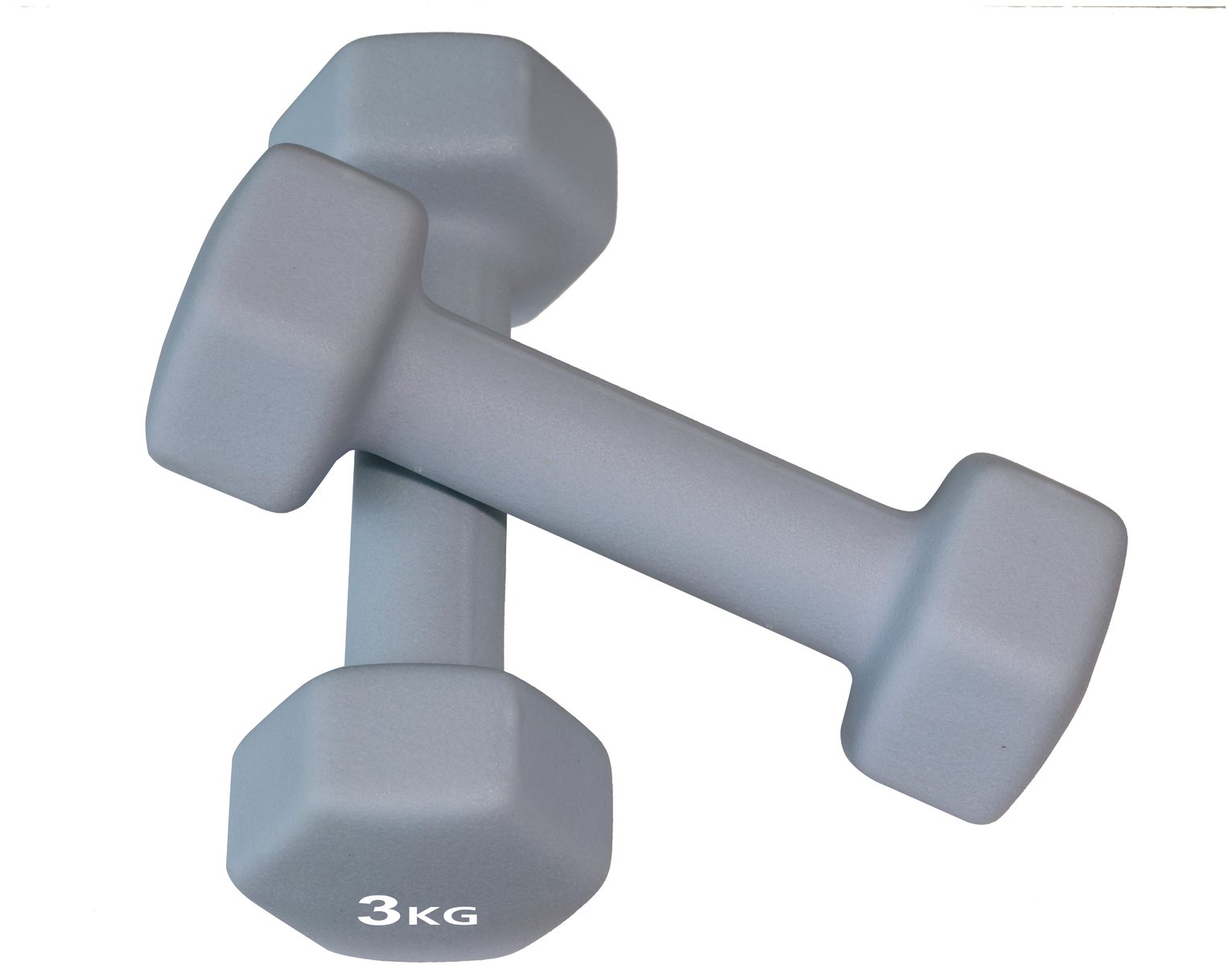 Pro Fitness Neoprene Dumbbells - 2 x 3kg