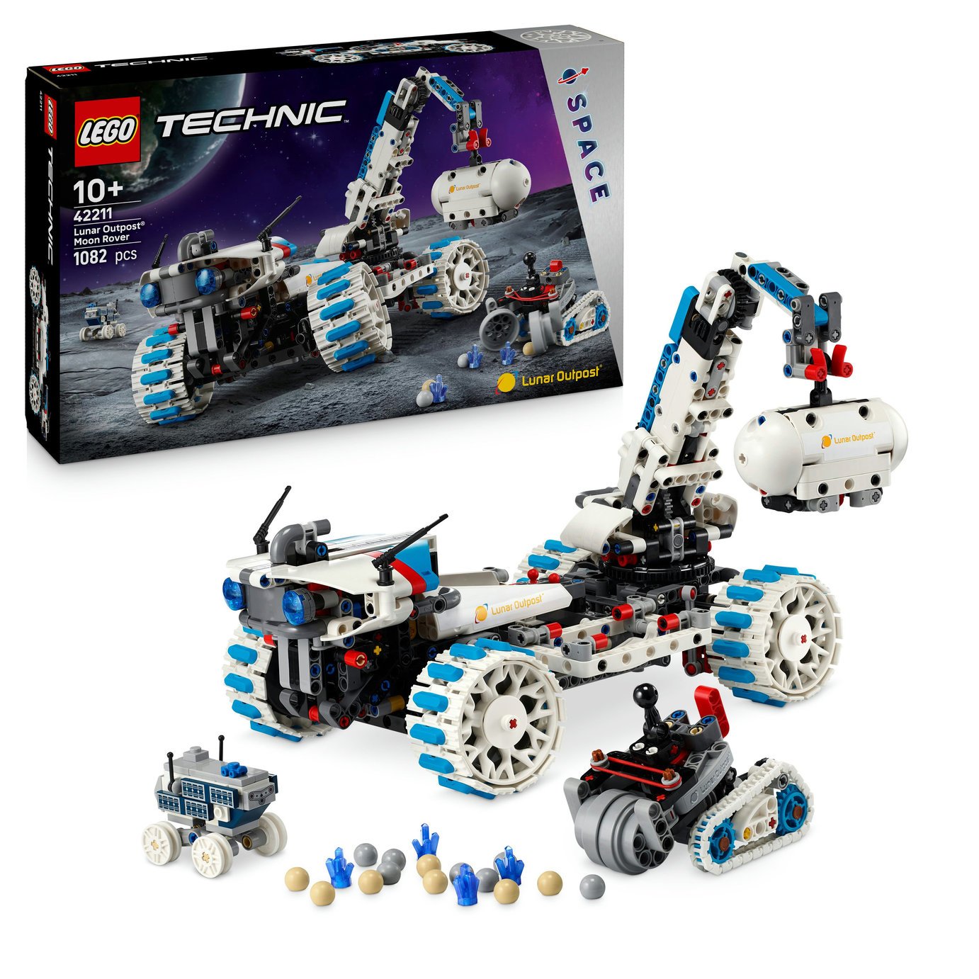 LEGO Technic Lunar Outpost Moon Rover Space Vehicle 42211