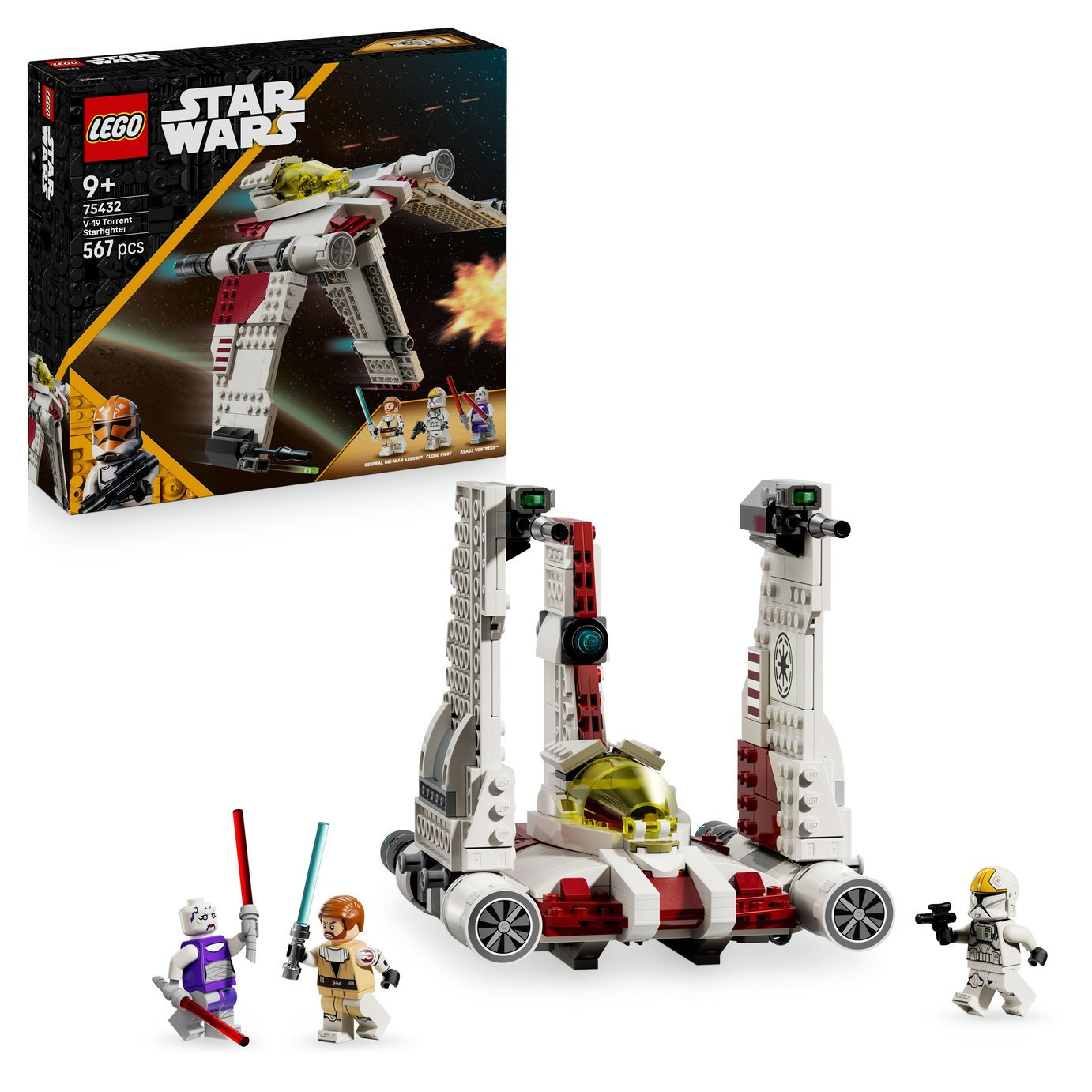 LEGO Star Wars The Clone Wars V-19 Torrent Starfighter 75432