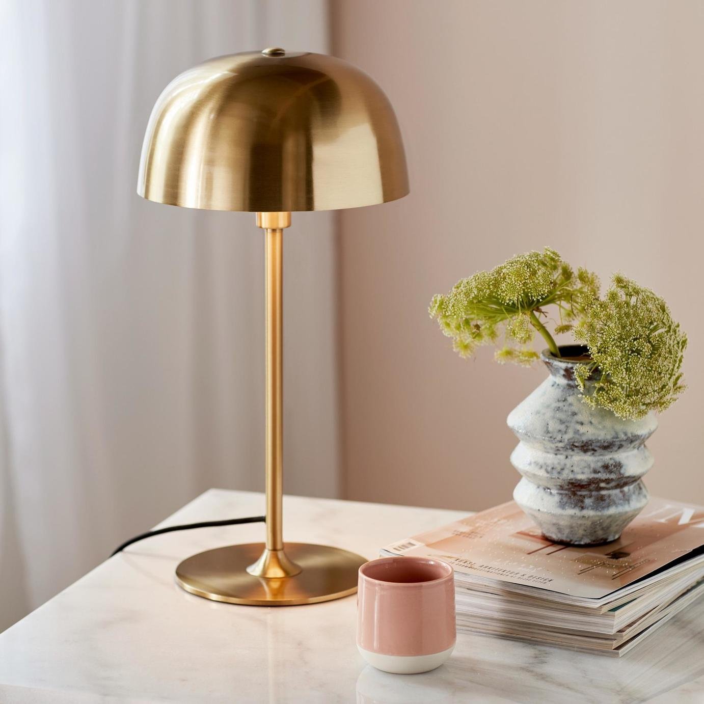 Nordlux Cera LED Table Lamp - Brass 
