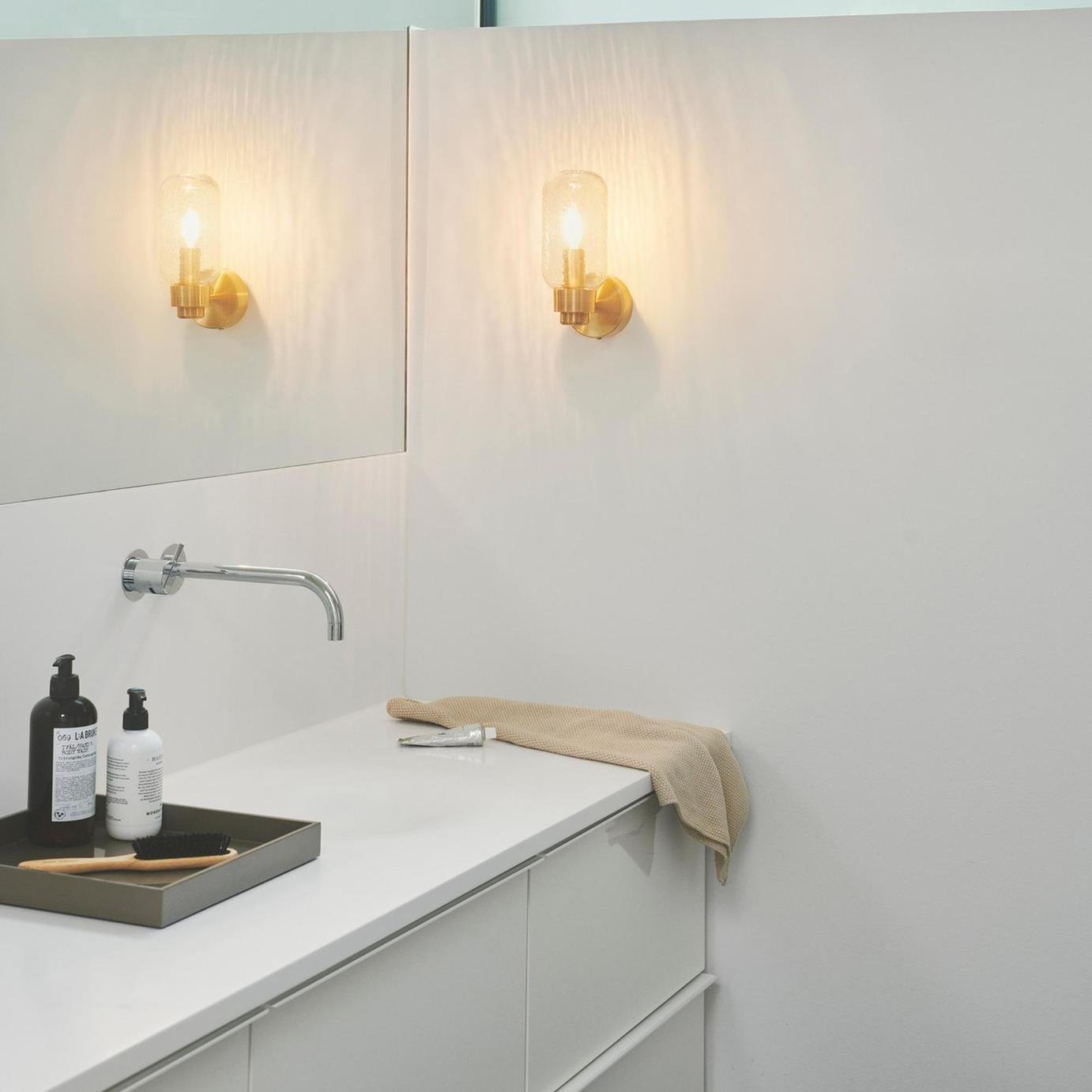 Nordlux Tutan LED Wall Light - Brass