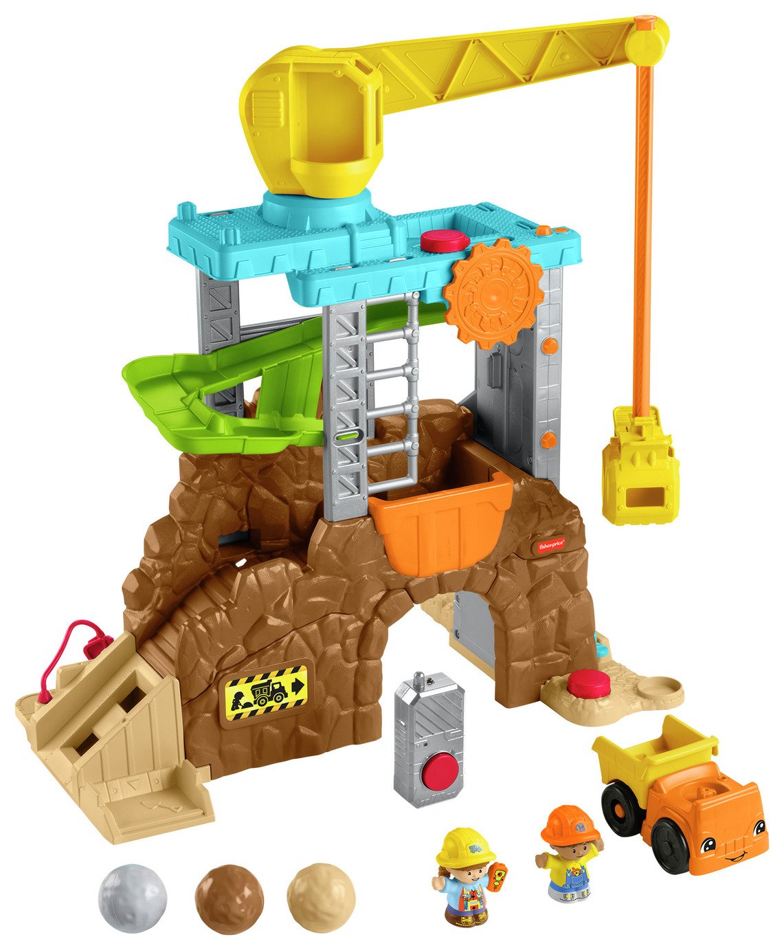 Little People Work Together Construction Site Playset