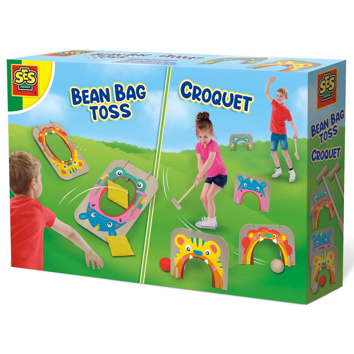 SES Creative Croquet and Bean Bag Toss