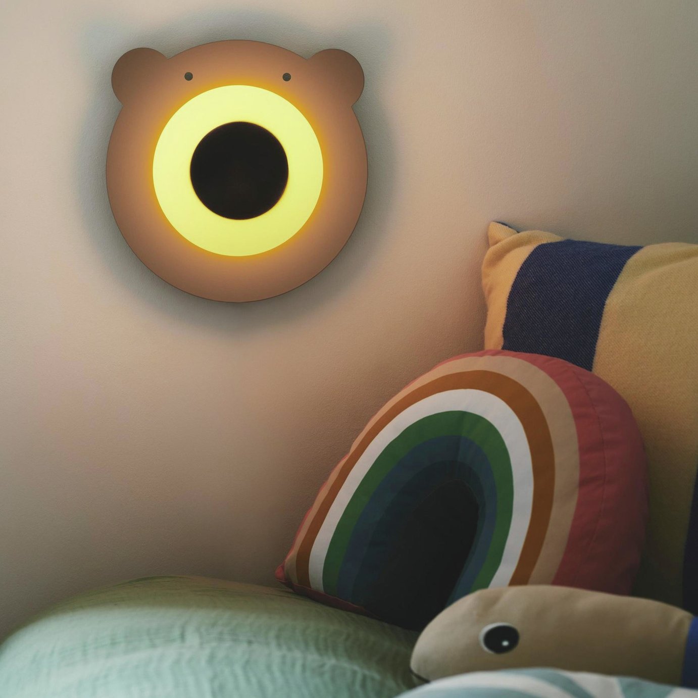 Nordlux Bruna Bear LED Wall Light - Brown