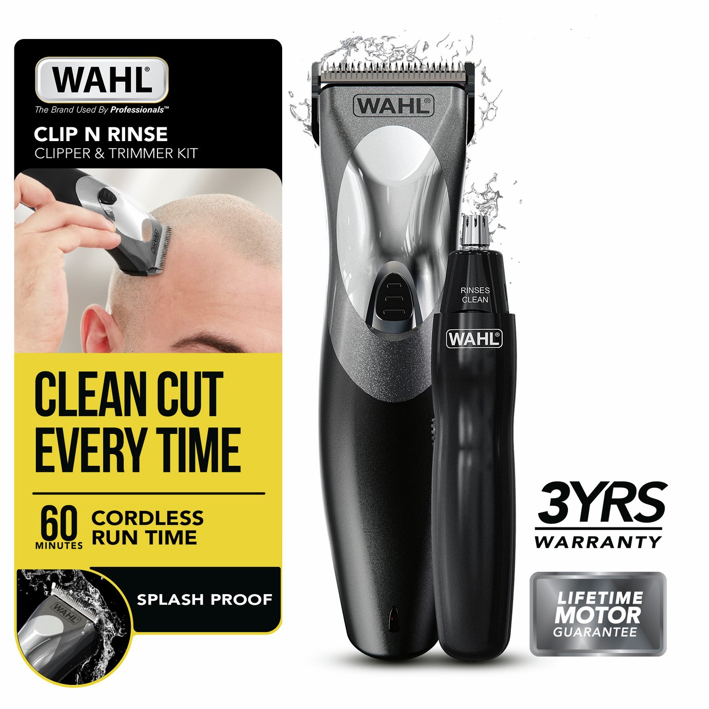 Wahl Clip and Rinse Hair Clipper