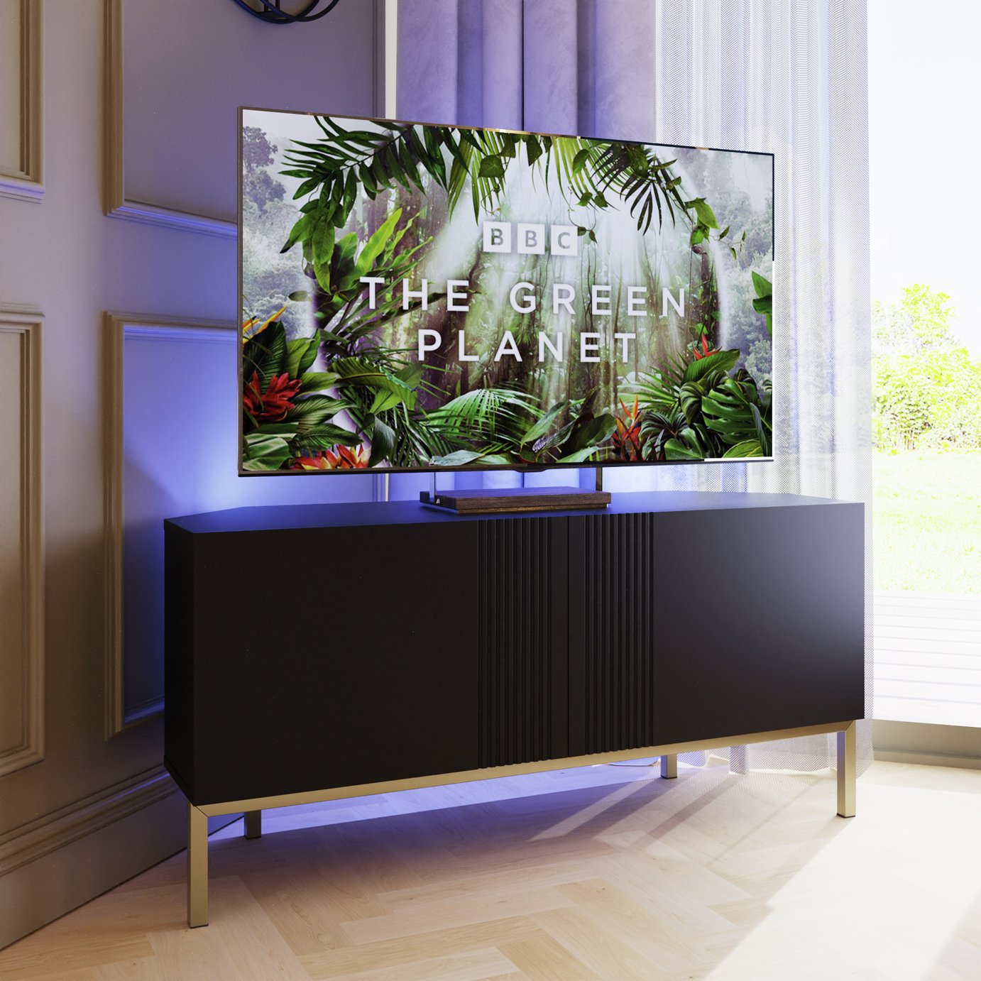 Frank Olsen Iona 2 Door Corner TV Unit