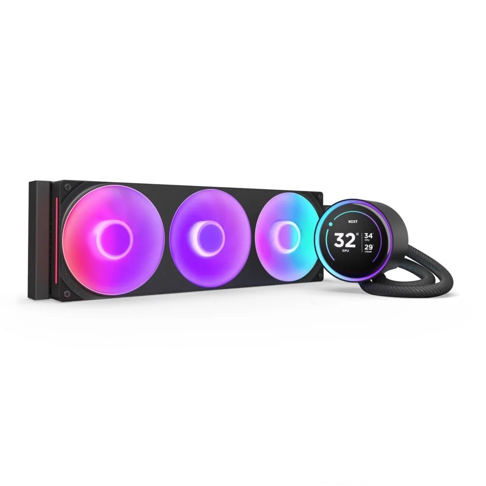 NZXT Kraken Elite RGB Liquid CPU Cooler - Black