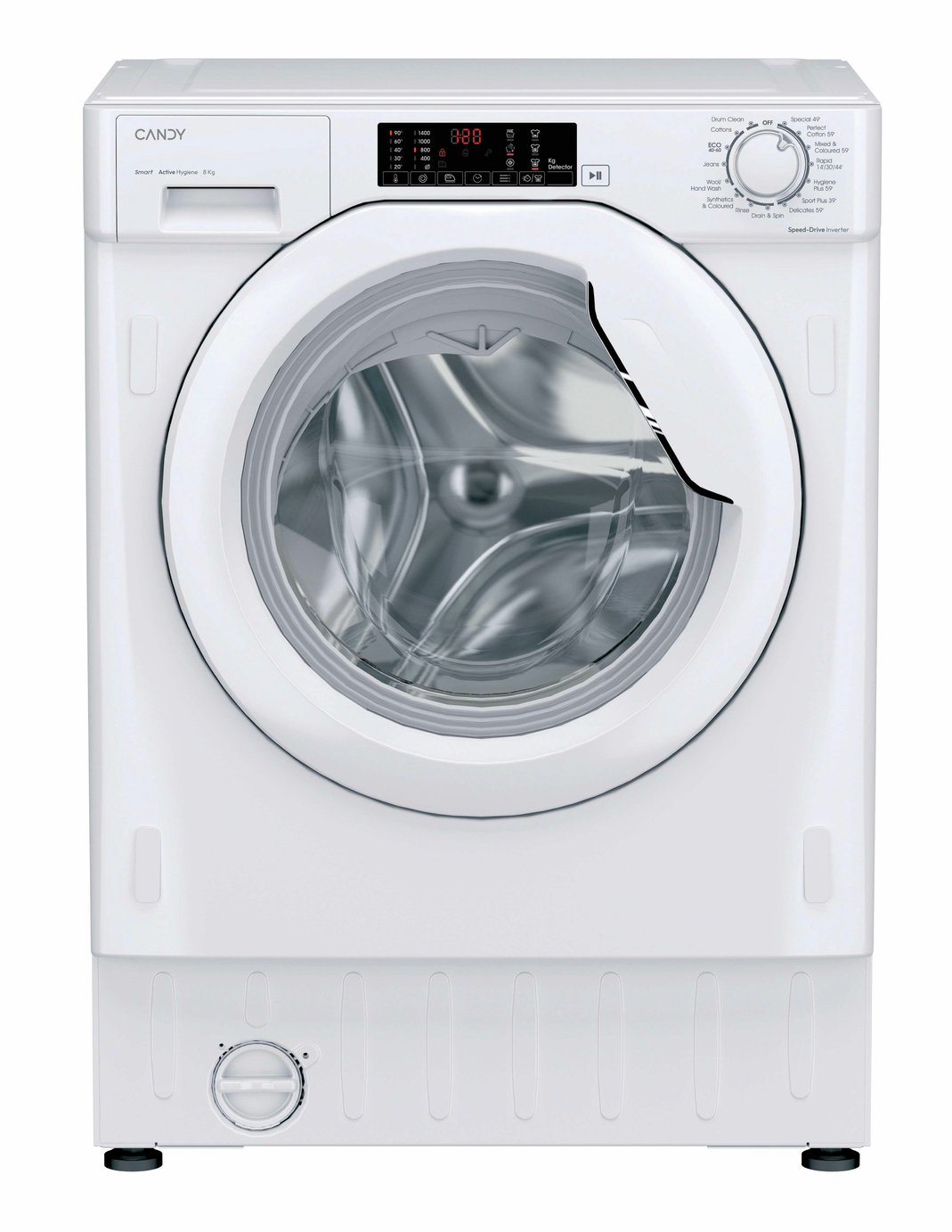 Candy CBW48TWM5J 8KG 1400 Integrated Washing Machine - White