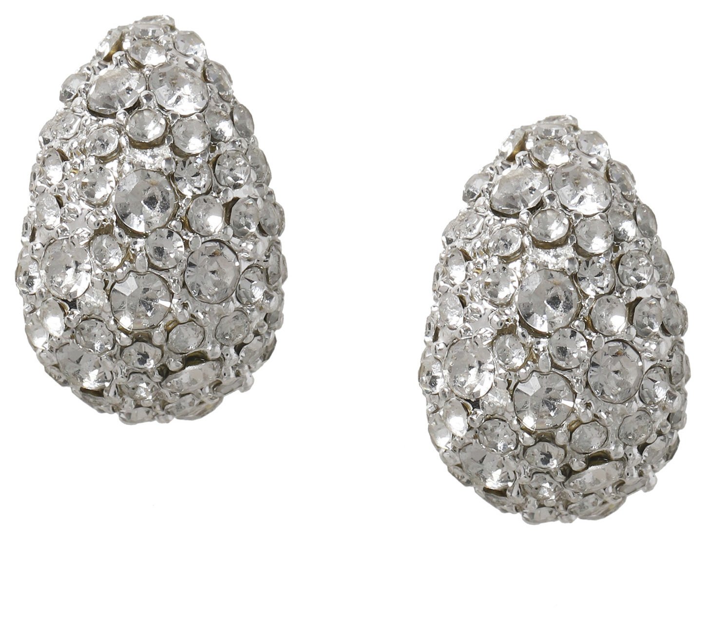 Liars & Lovers Pave Crystal Teardrop Stud Earrings
