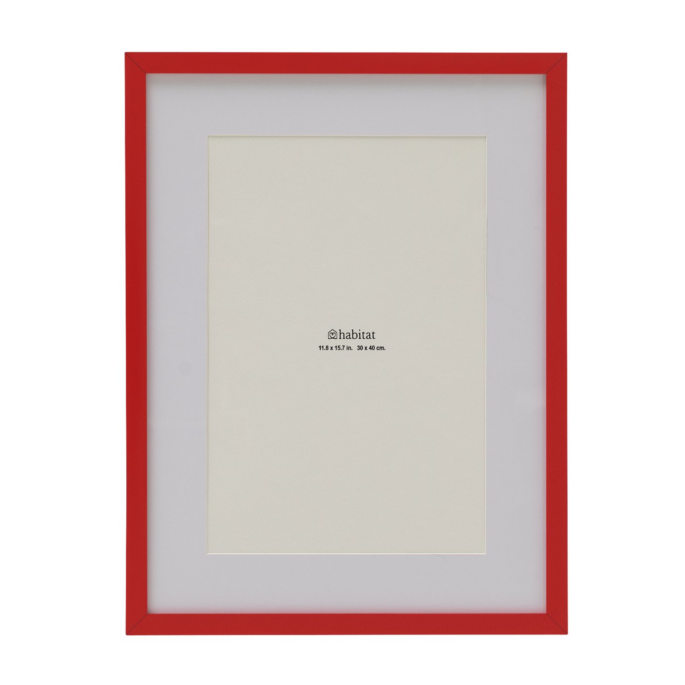 Habitat Red Picture Frame - 12x16"