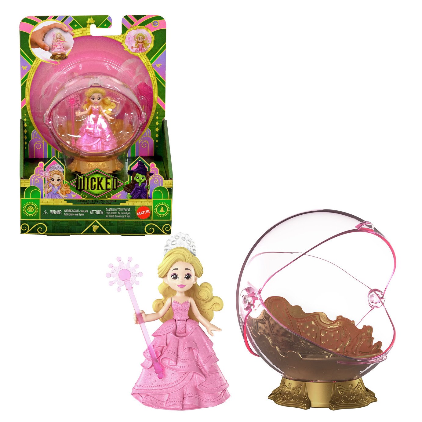 Wicked Glinda's Floating Bubble Toy, Vehicle & Glinda Doll