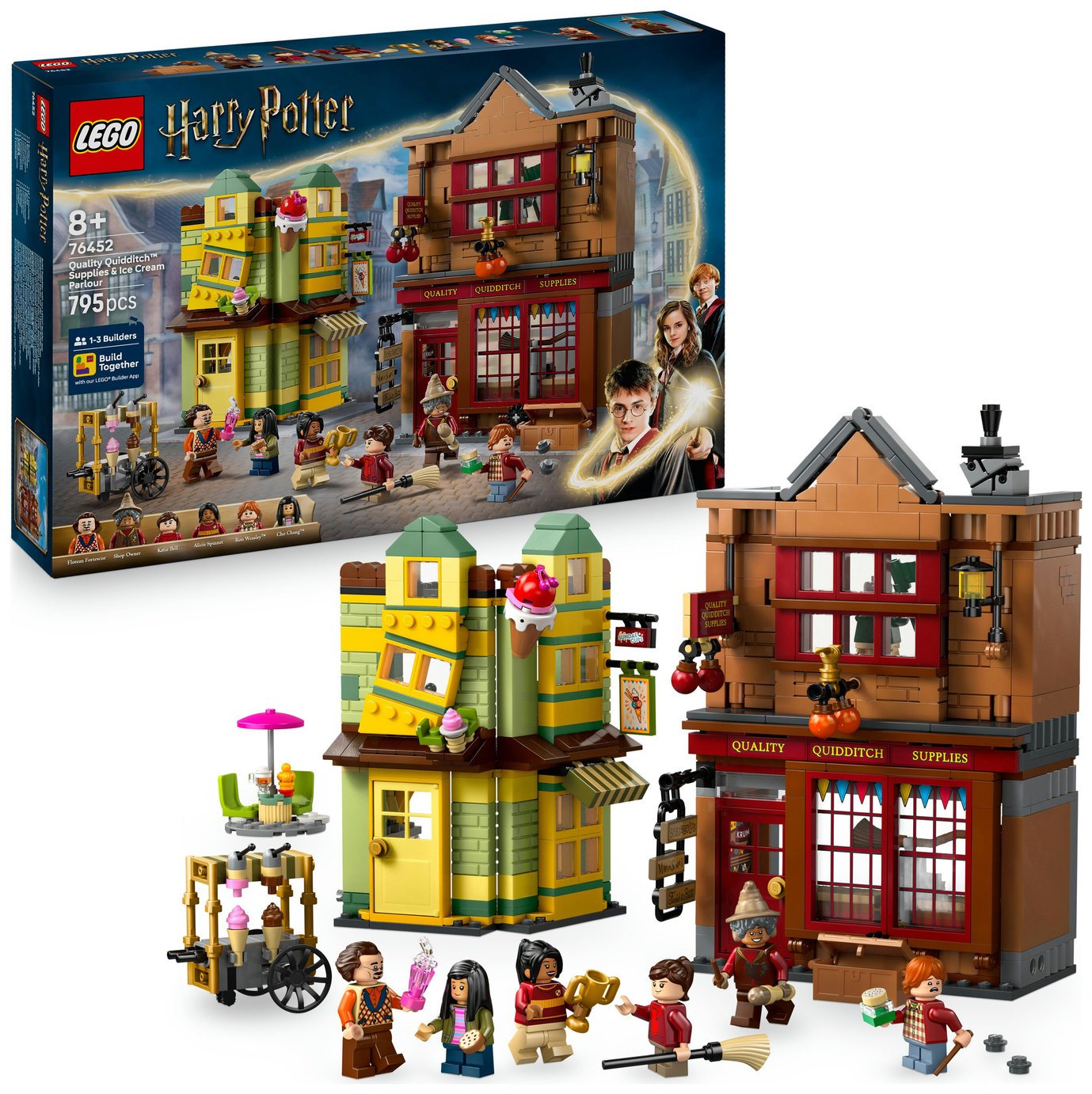 LEGO Harry Potter Quidditch Supplies & Ice Cream Shop 76452