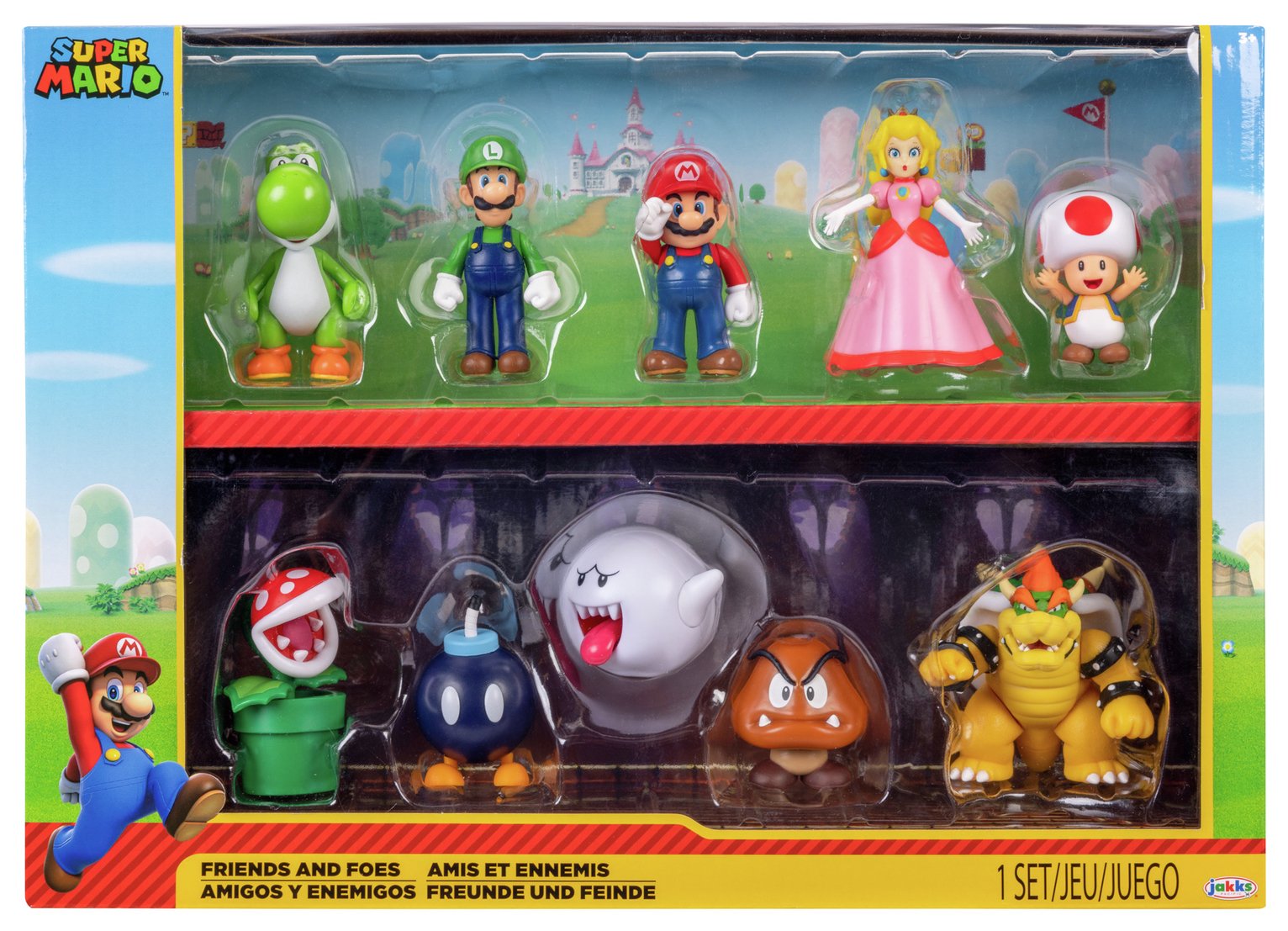 Super Mario 2.5 Inch Friends And Foes Figure Set
