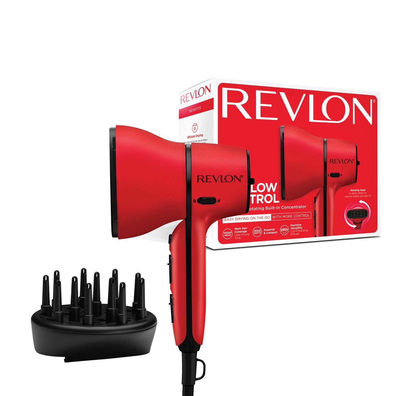 Revlon Airflow Control Dryer with Fixed Concentrator