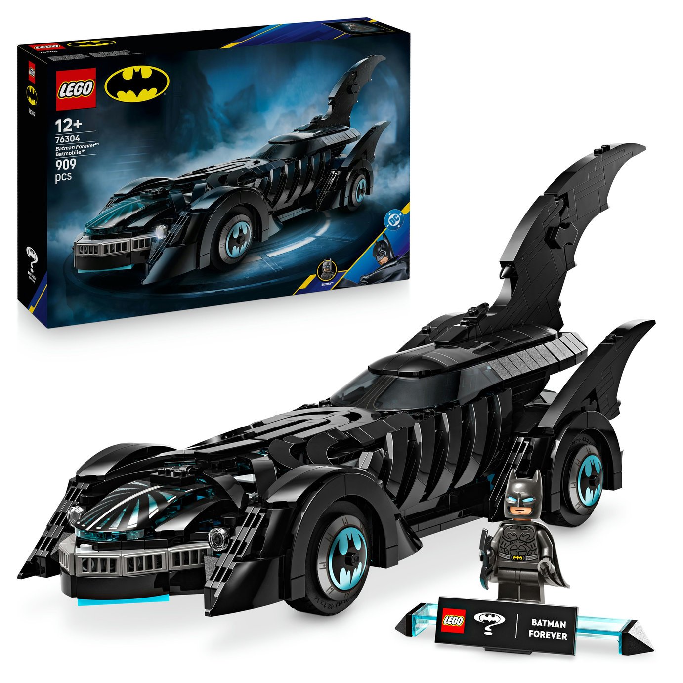 LEGO DC Batman Forever Batmobile Toy Car for Kids 76304