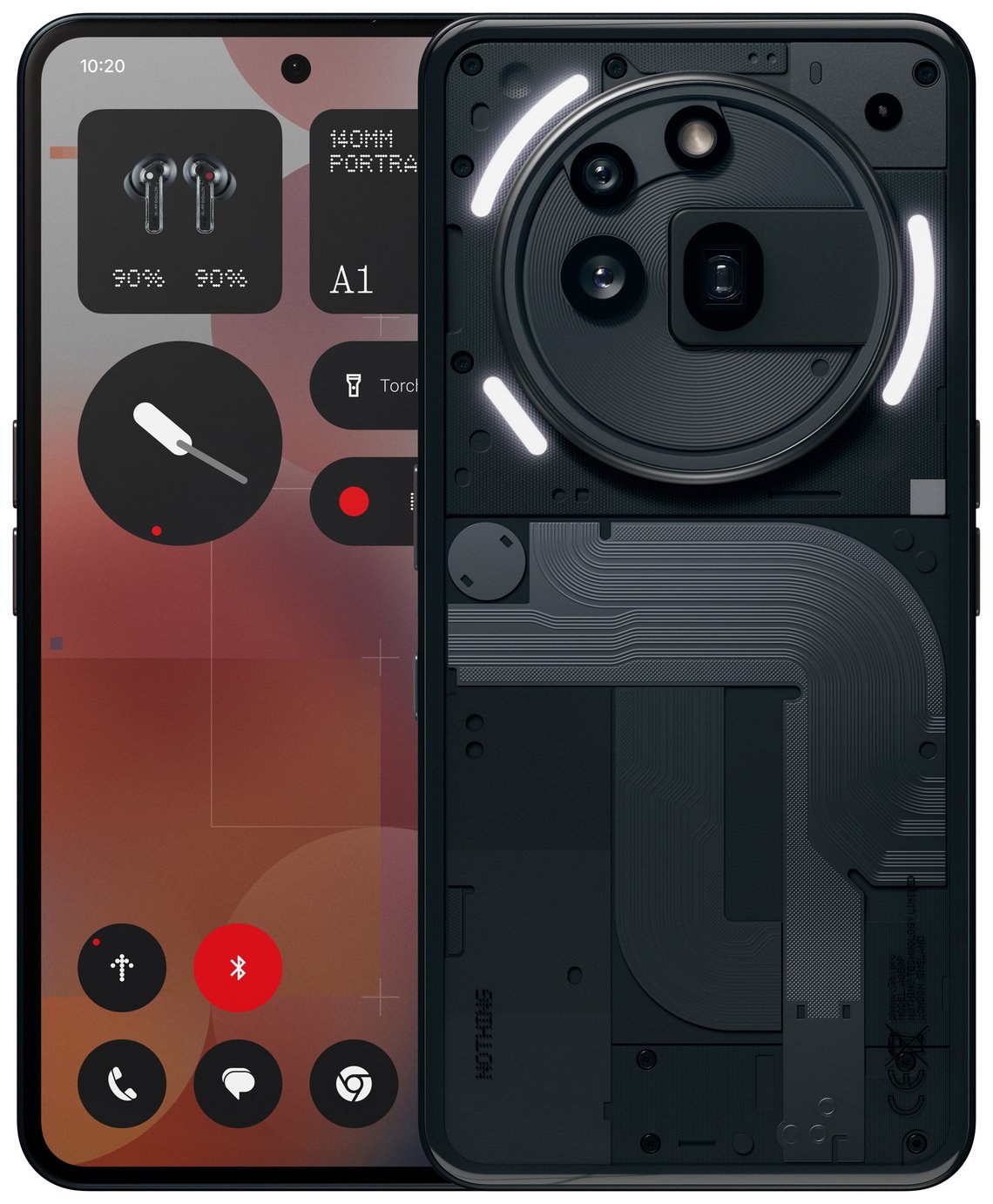 SIM Free Nothing Phone (3a) Pro 5G 256GB AI Phone - Black