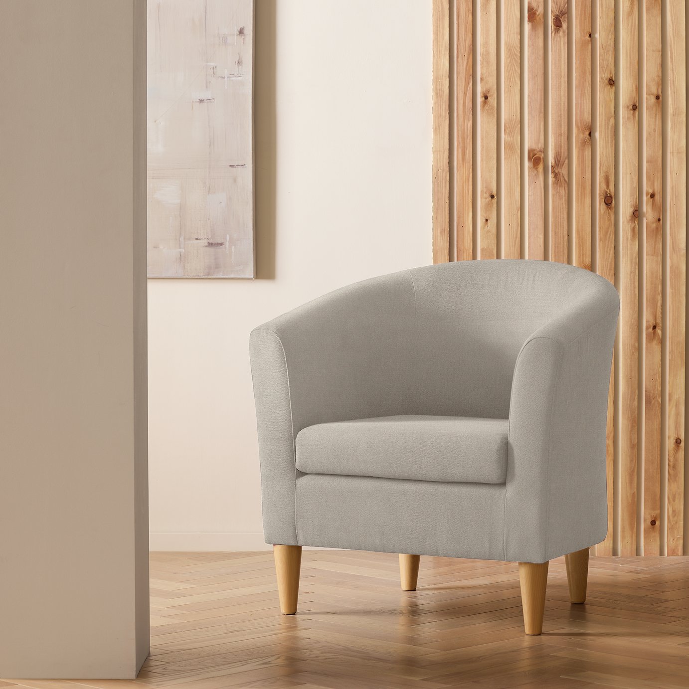 Argos Home Tub Fabric Chair 