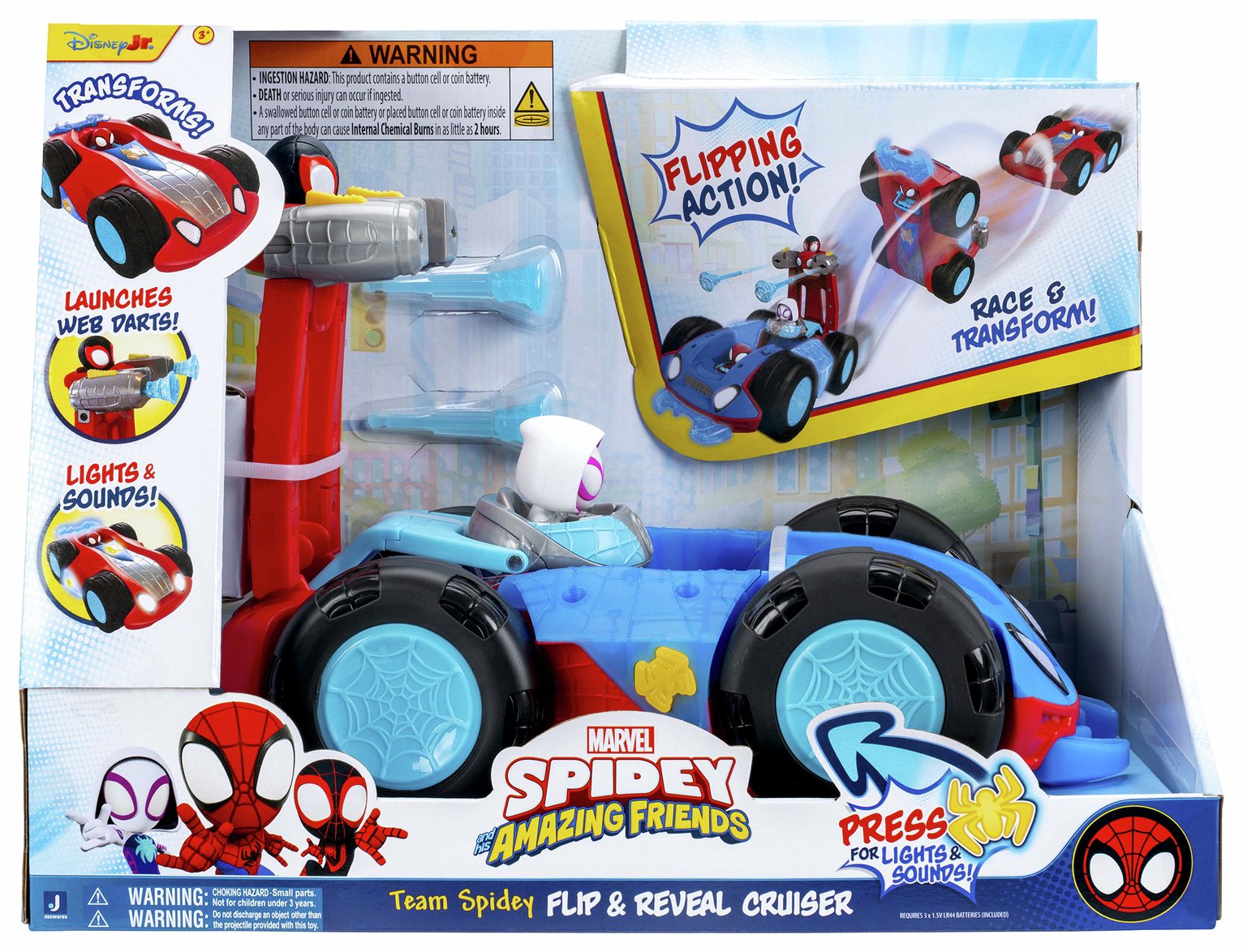 Spidey and His Amazing Friends Team Spidey Flip 