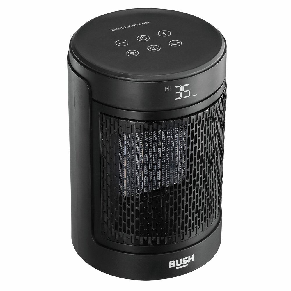 Bush 1.5kW Digital Oscillating PTC Fan Heater