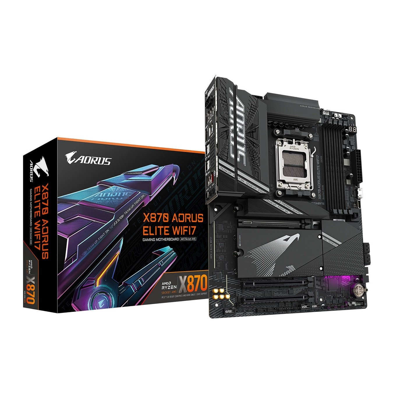 GIGABYTE X870 AORUS ELITE WiFi 7 AMD Ryzen Motherboard