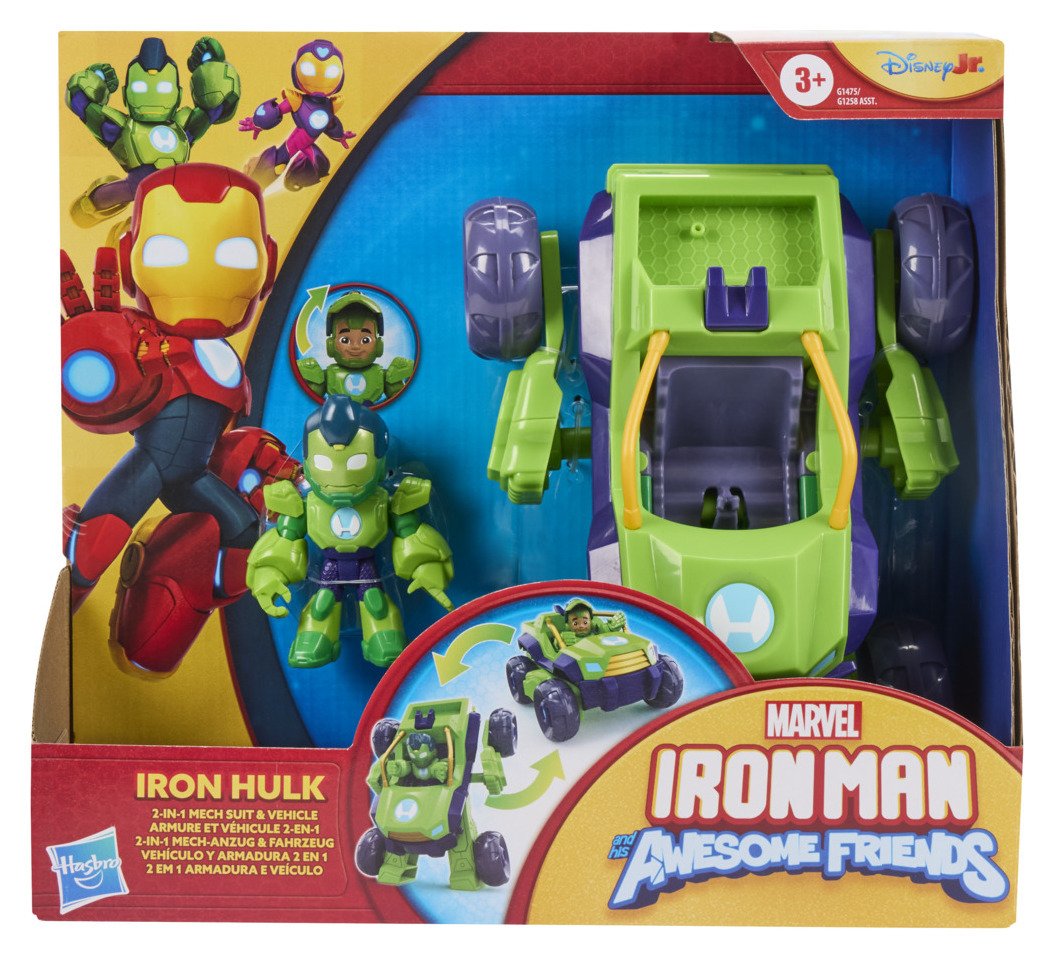 Marvel Iron Man and His Awesome Friends 2 in 1Mech Vehicle 