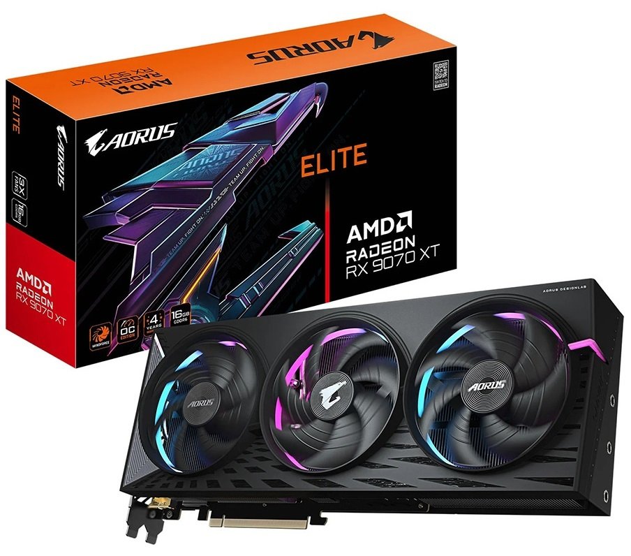 Gigabyte AORUS Radeon RX 9070 XT ELITE 16GB Graphics Card