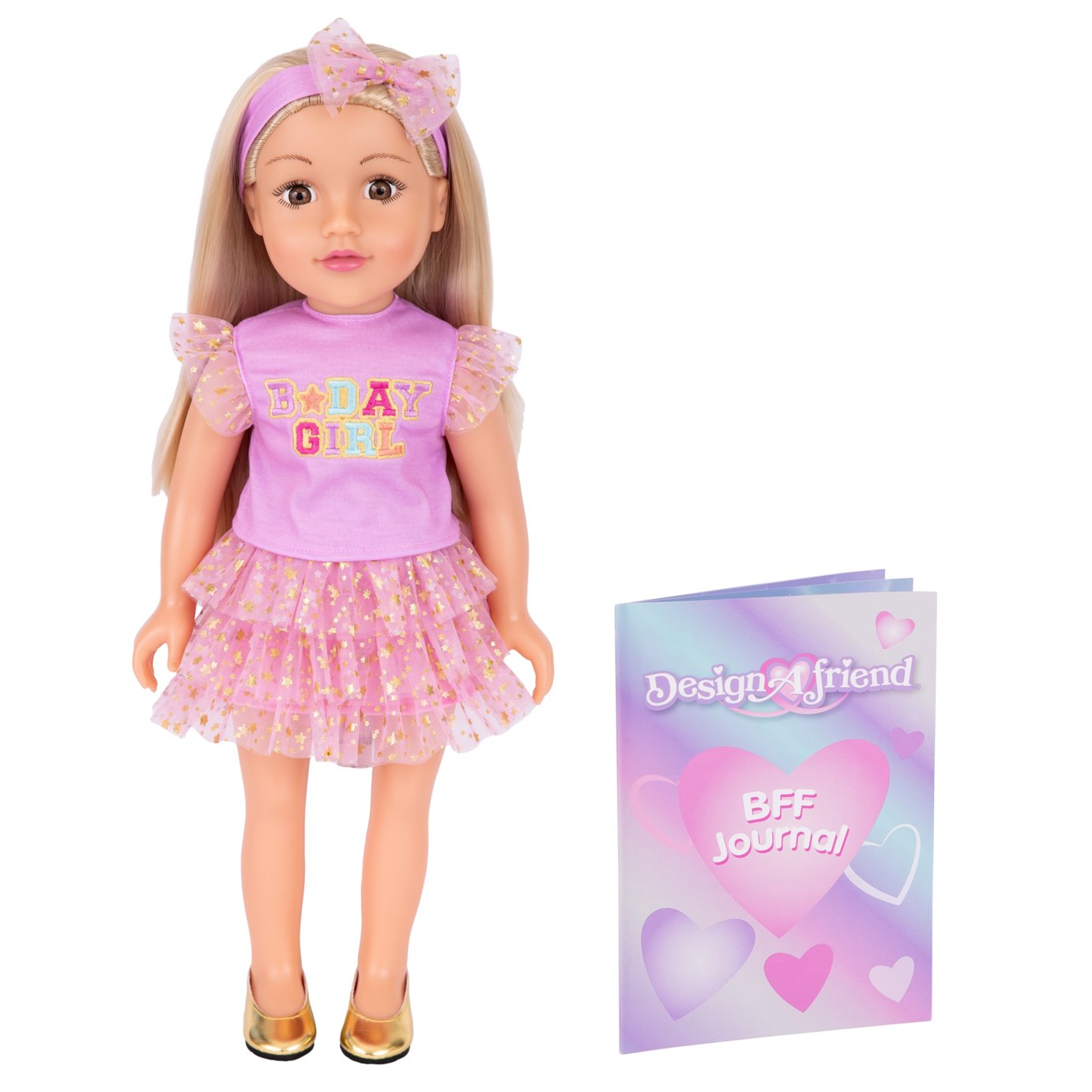 DesignAfriend 18 Inch Happy Birthday Doll 