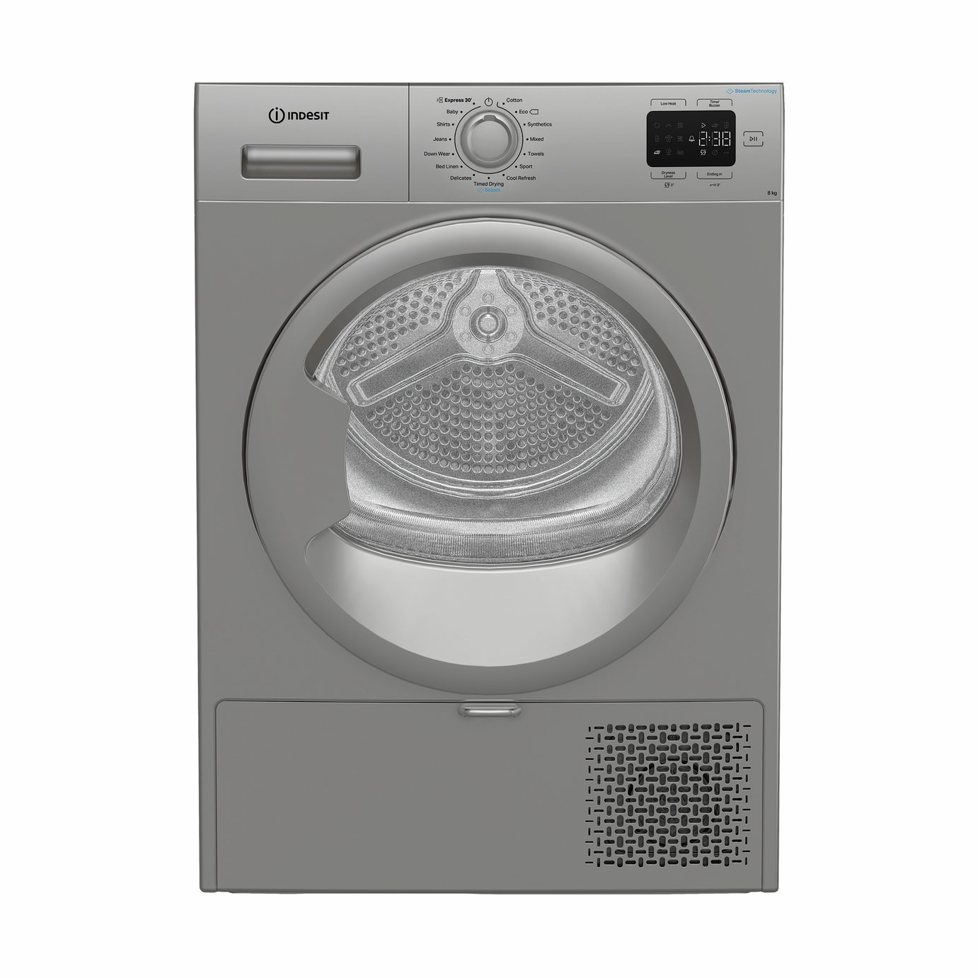Indesit CYSD82DSSUK 8KG Heat Pump Tumble Dryer - Silver