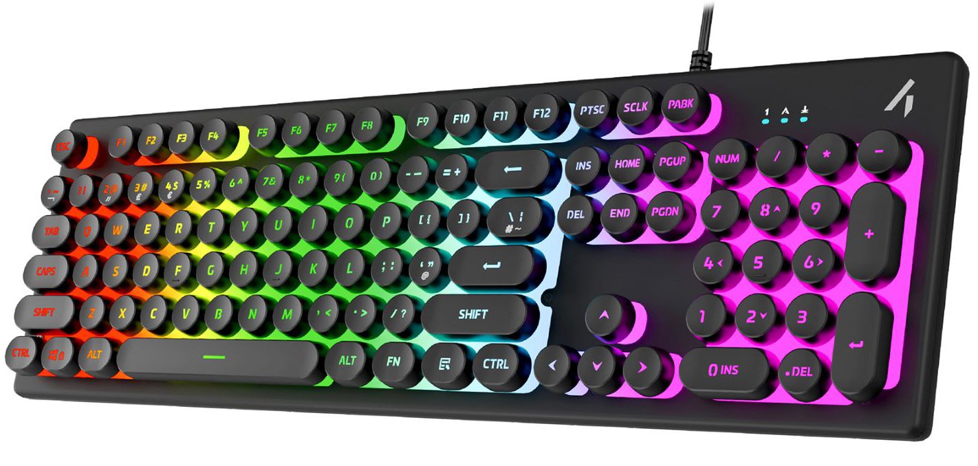 STEALTH Light-UP Wired Gaming Keyboard - Black