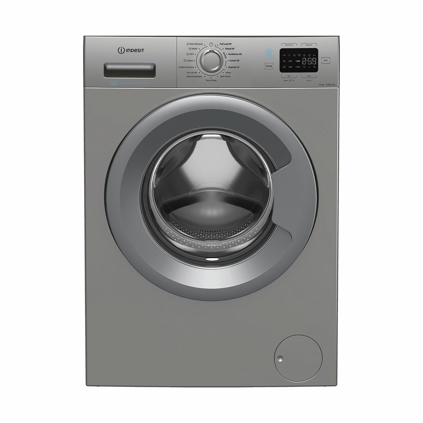 Indesit IP1046SPUSH&GOUK 10KG 1400 Spin Washing Machine