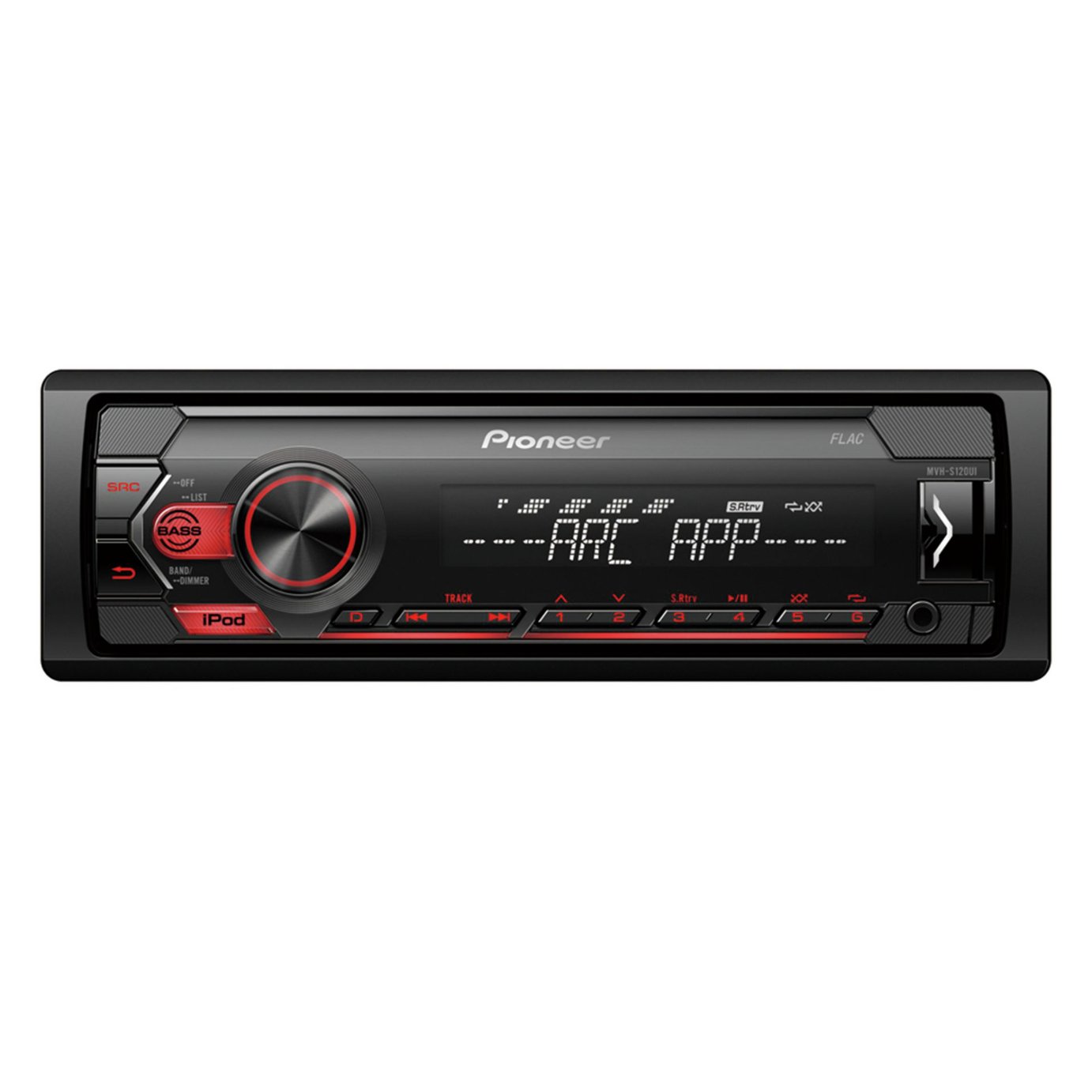 Pioneer MVHS120UI 1-DIN Mechaless FM Radio