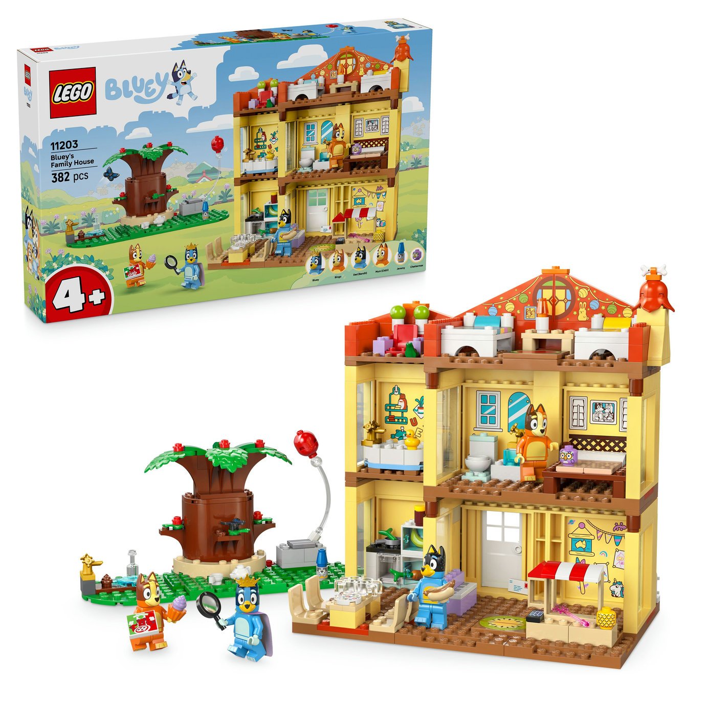 Buy LEGO DUPLO Bluey Bluey's Family House with Memory Game 10459