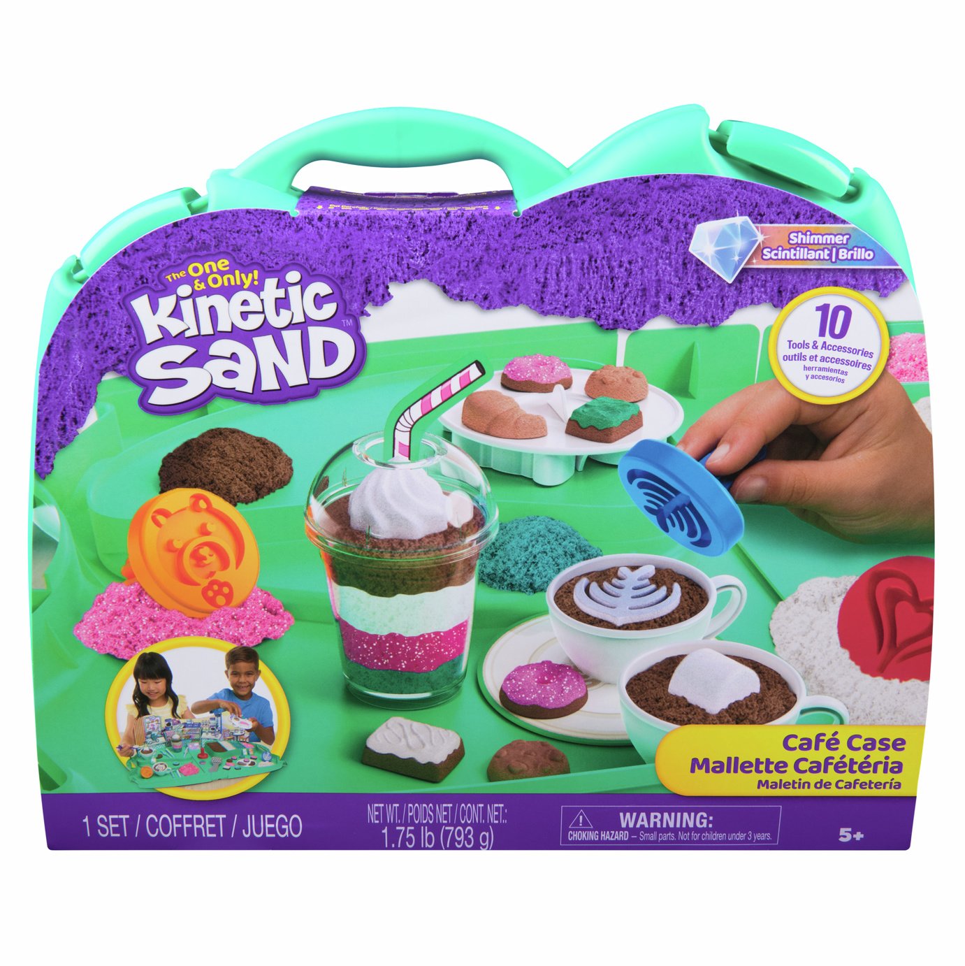 Kinetic Sand Cafe Case Playset