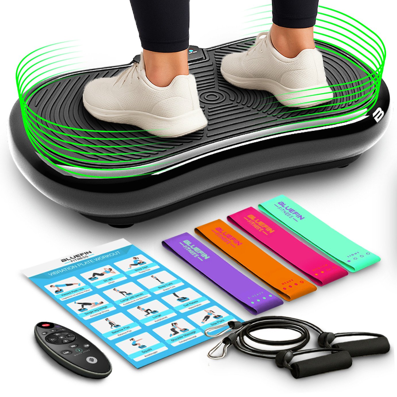 Bluefin Ultra Slim Full Body Vibration Plate 