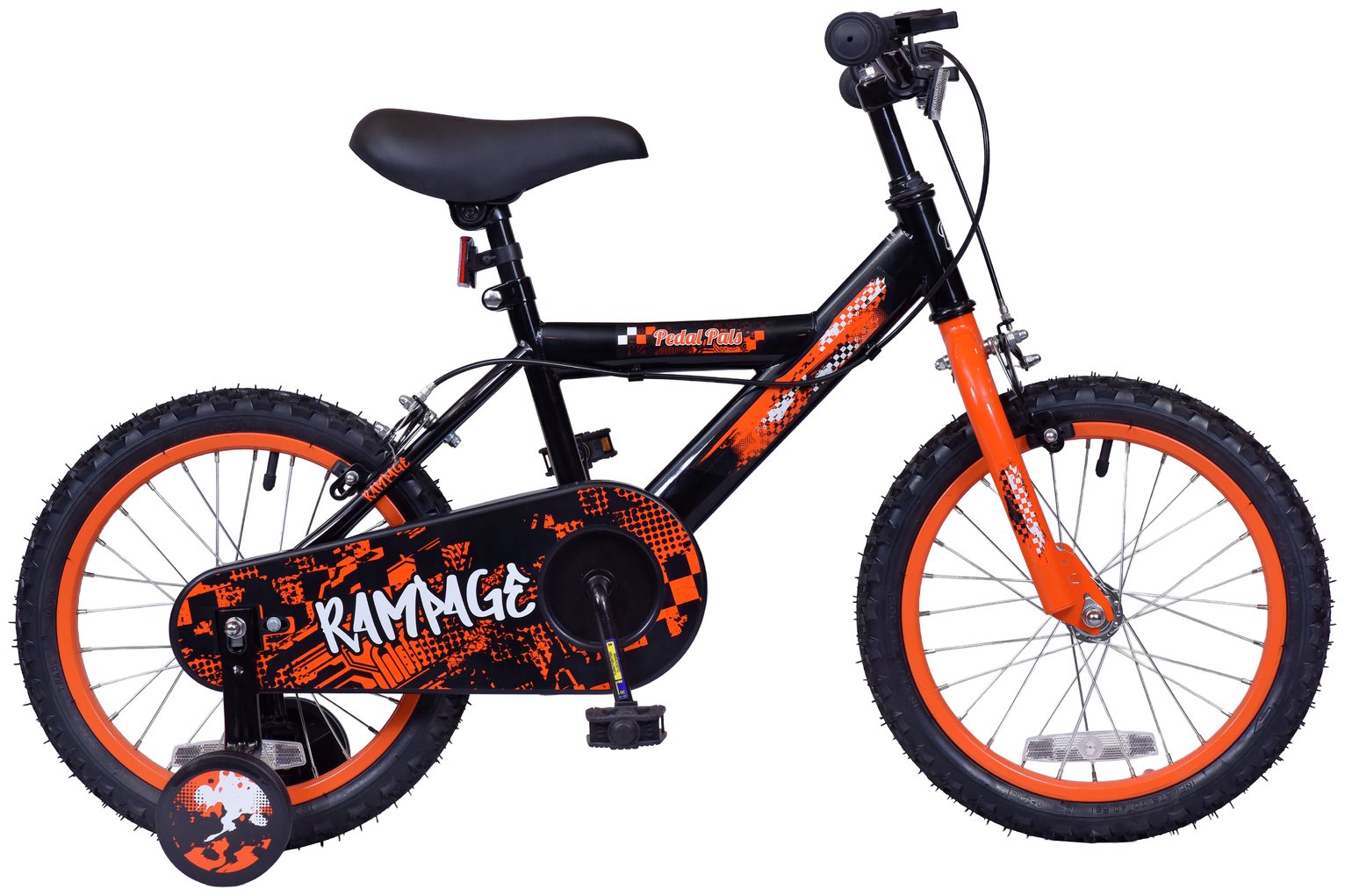 Pedal Pals Rampage 16 Inch Wheel Size Kids Mountain Bike
