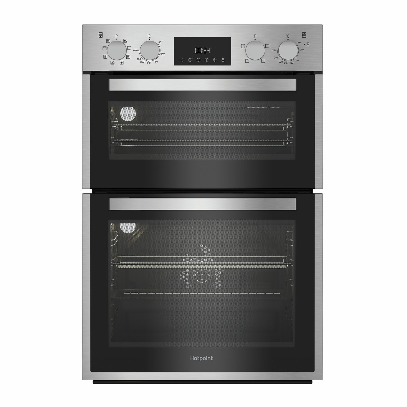 Hotpoint DIH82DIX Built In Double Electric Oven - S/Steel