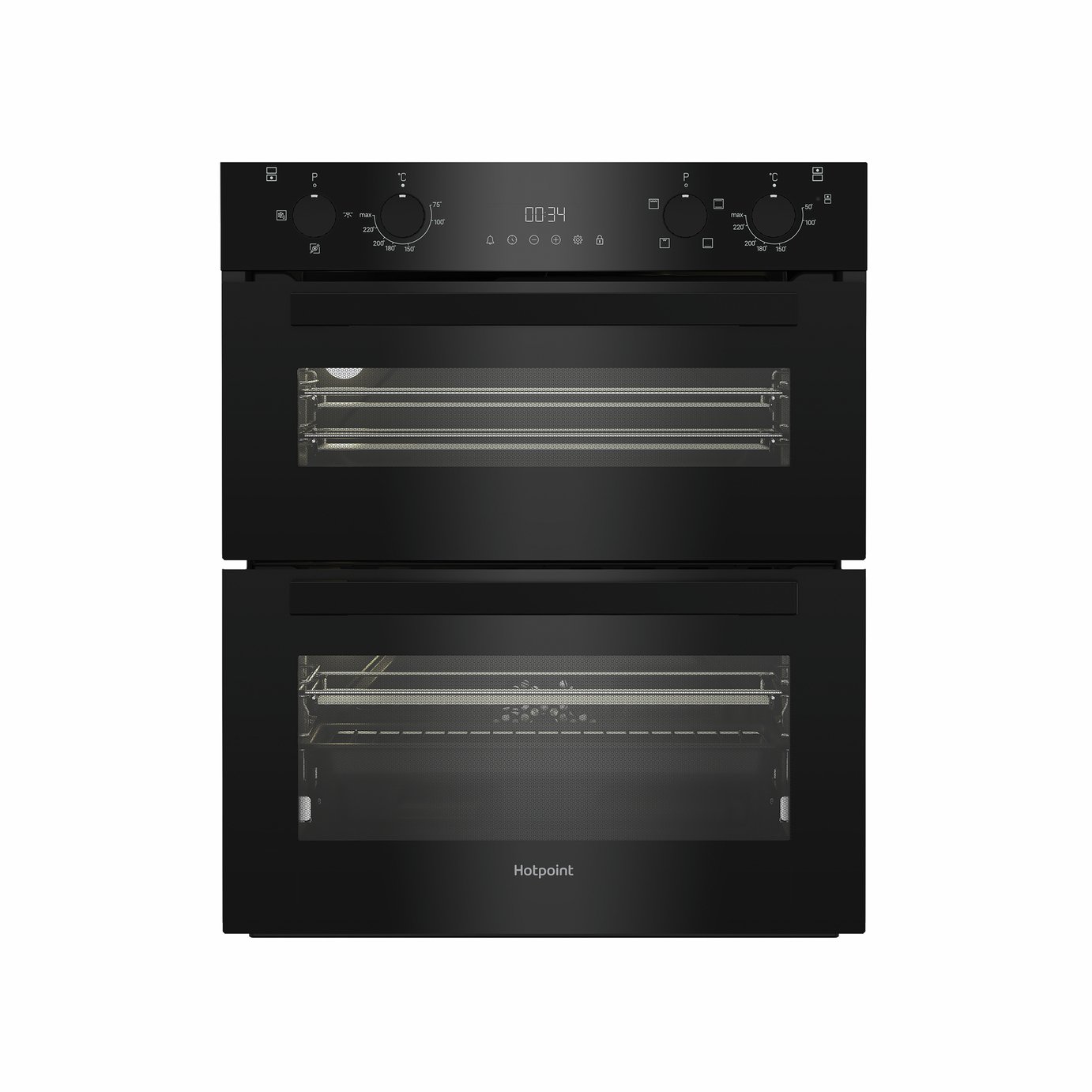 Hotpoint DUH12G1B Built In Double Electric Oven - Black