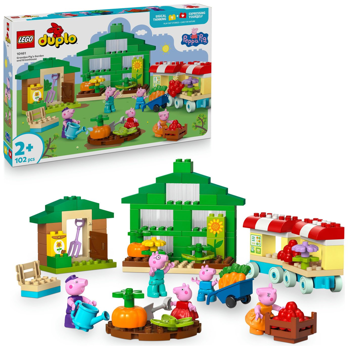 LEGO DUPLO Peppa Pig Grandpa Pig's Garden & Greenhouse 10461