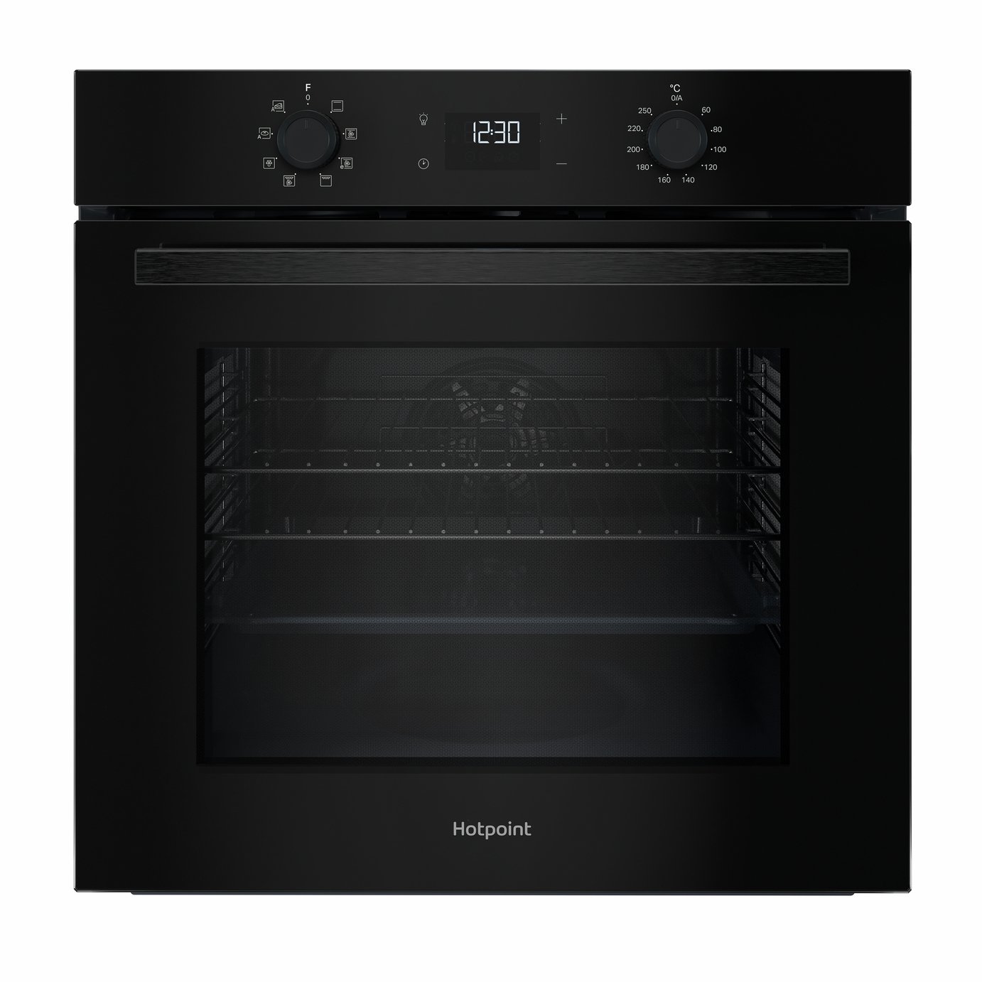 Hotpoint HO455CBUK Built In Single Electric Oven - Black