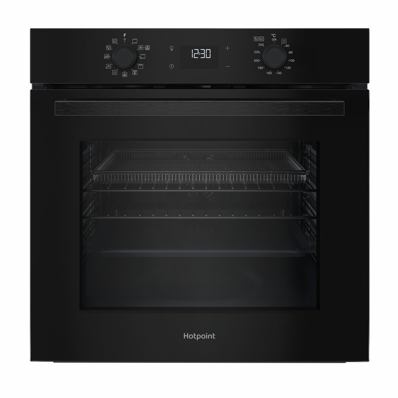 Hotpoint HO458CFBUK Built In Single Electric Oven - Black
