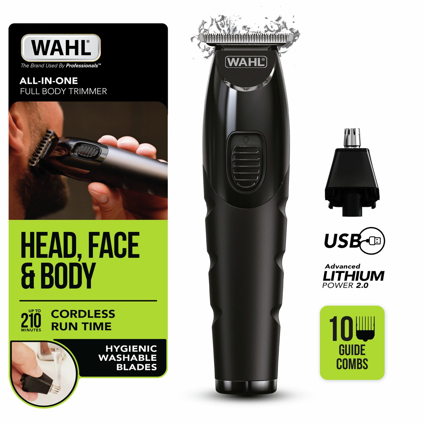 Hair Trimmer Maquina Wahl All In One WAHL 08841-724 Hair Clipper Trimmer 75  Min Runtime Length