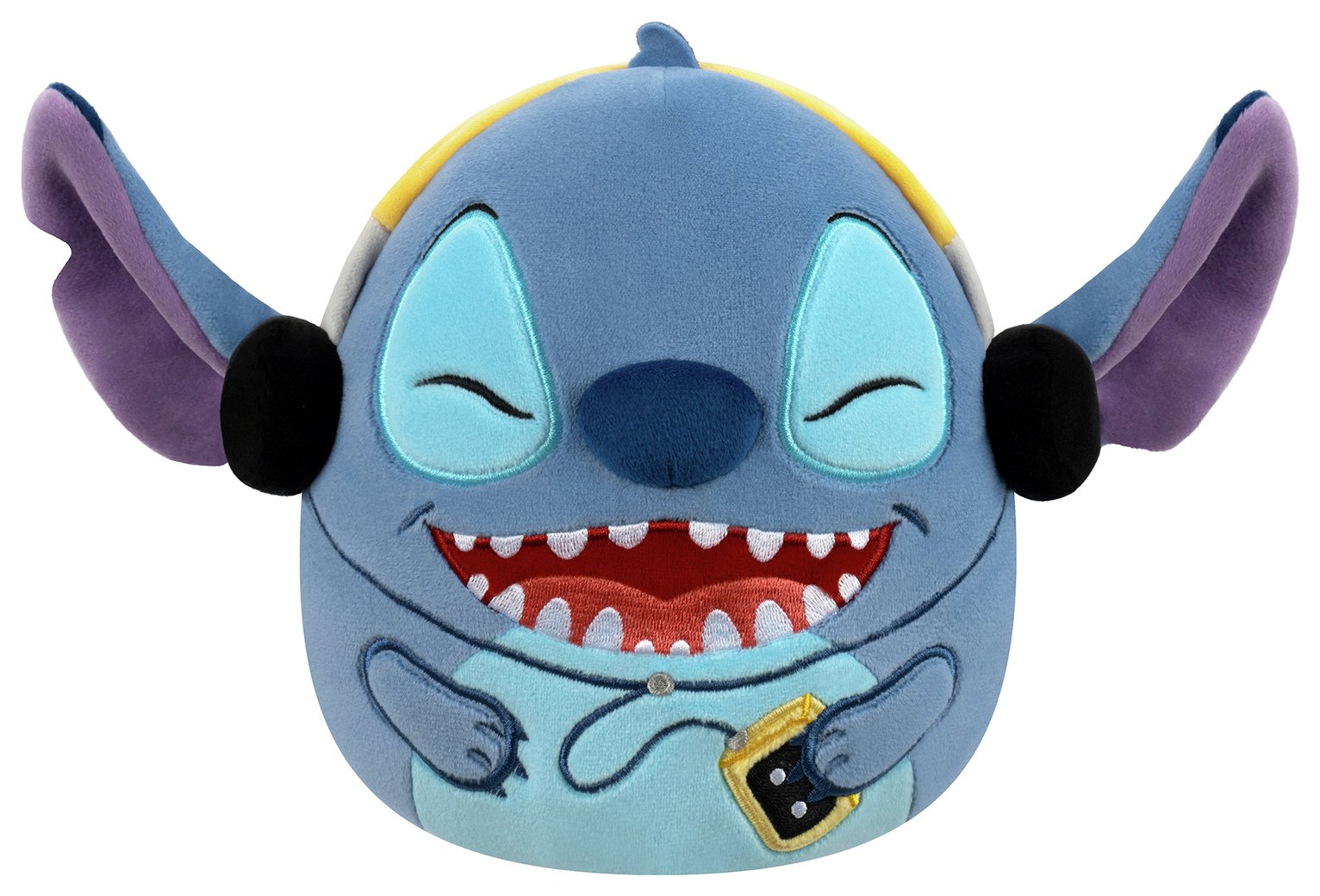 Squishmallows Original 8-Inch Disney Stitch with Headphones	