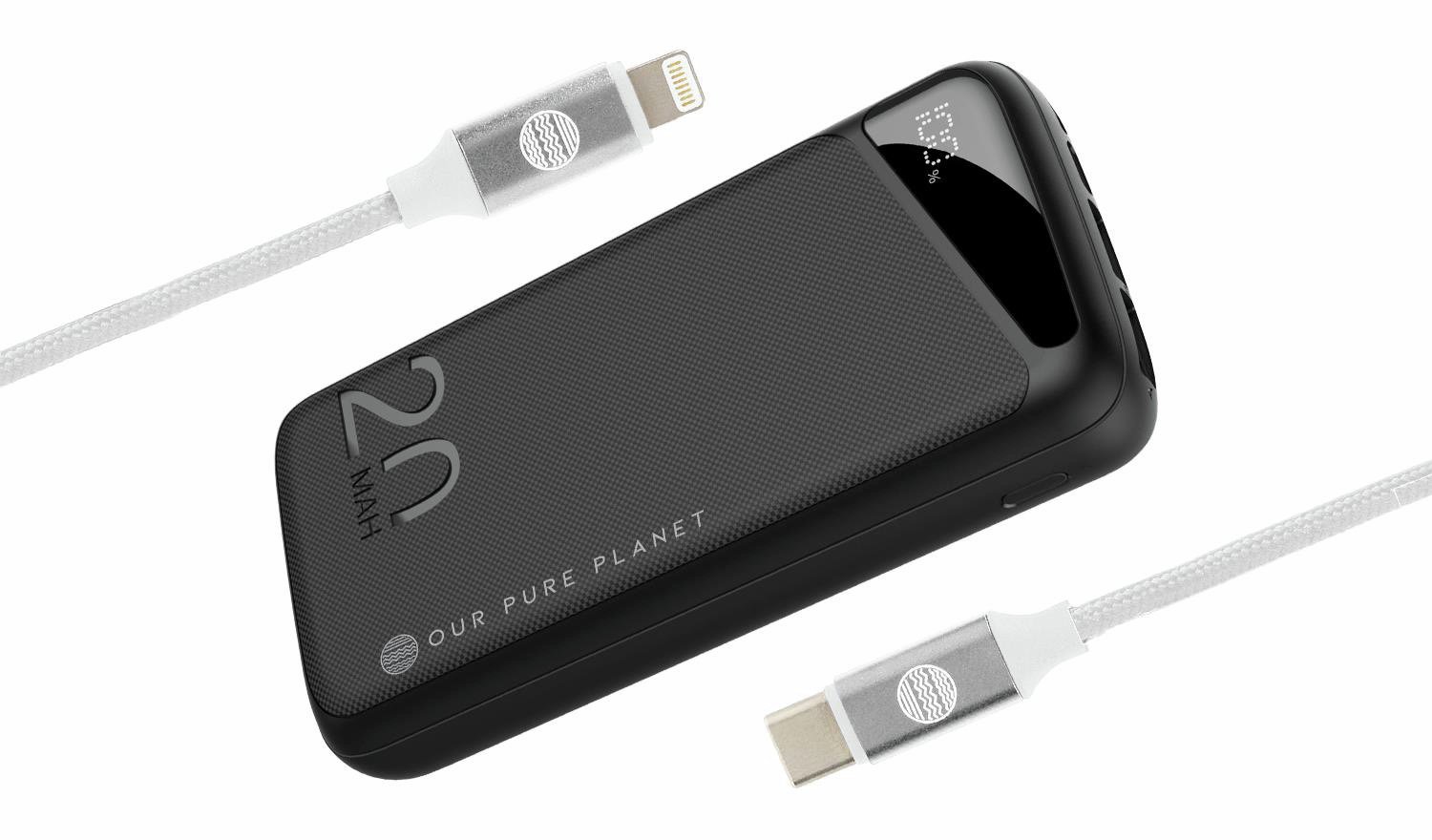 Our Pure Planet 20000mAh Power Bank & Lightning 1.2m cable