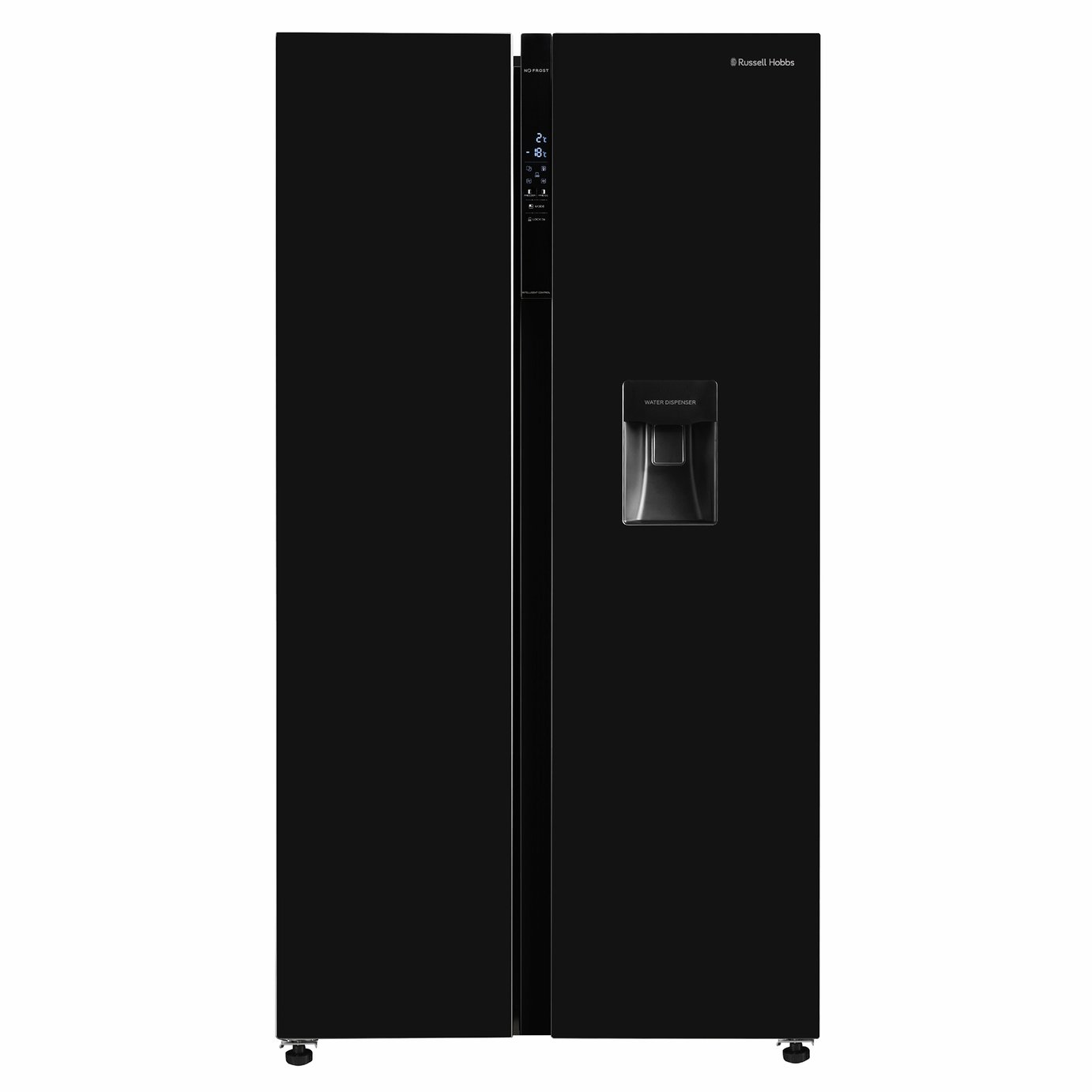 Russell Hobbs RH90AFF201BWD American Fridge Freezer - Black